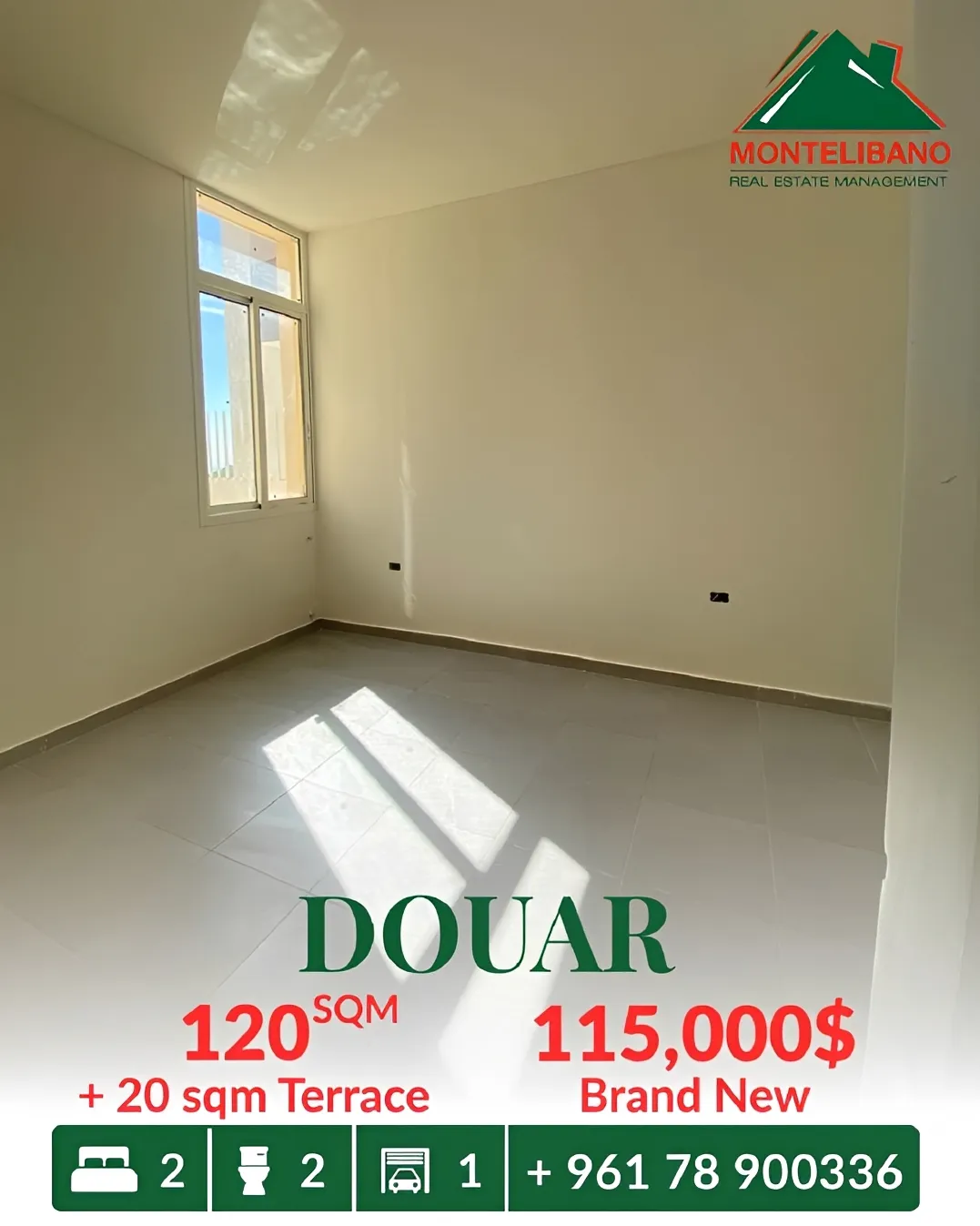 Apartment for sale in Douar