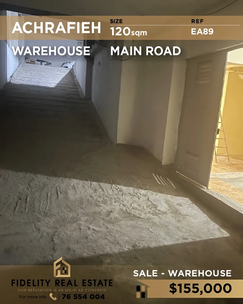 Warehouse for sale in Achrafieh, Beirut, Lebanon