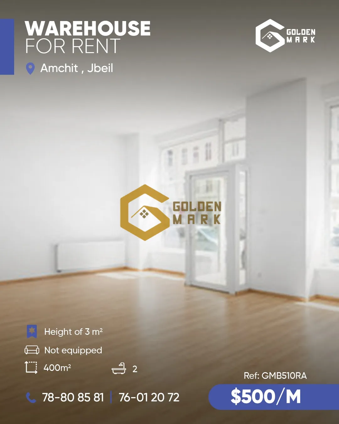 Warehouse for Rent in Aamchit