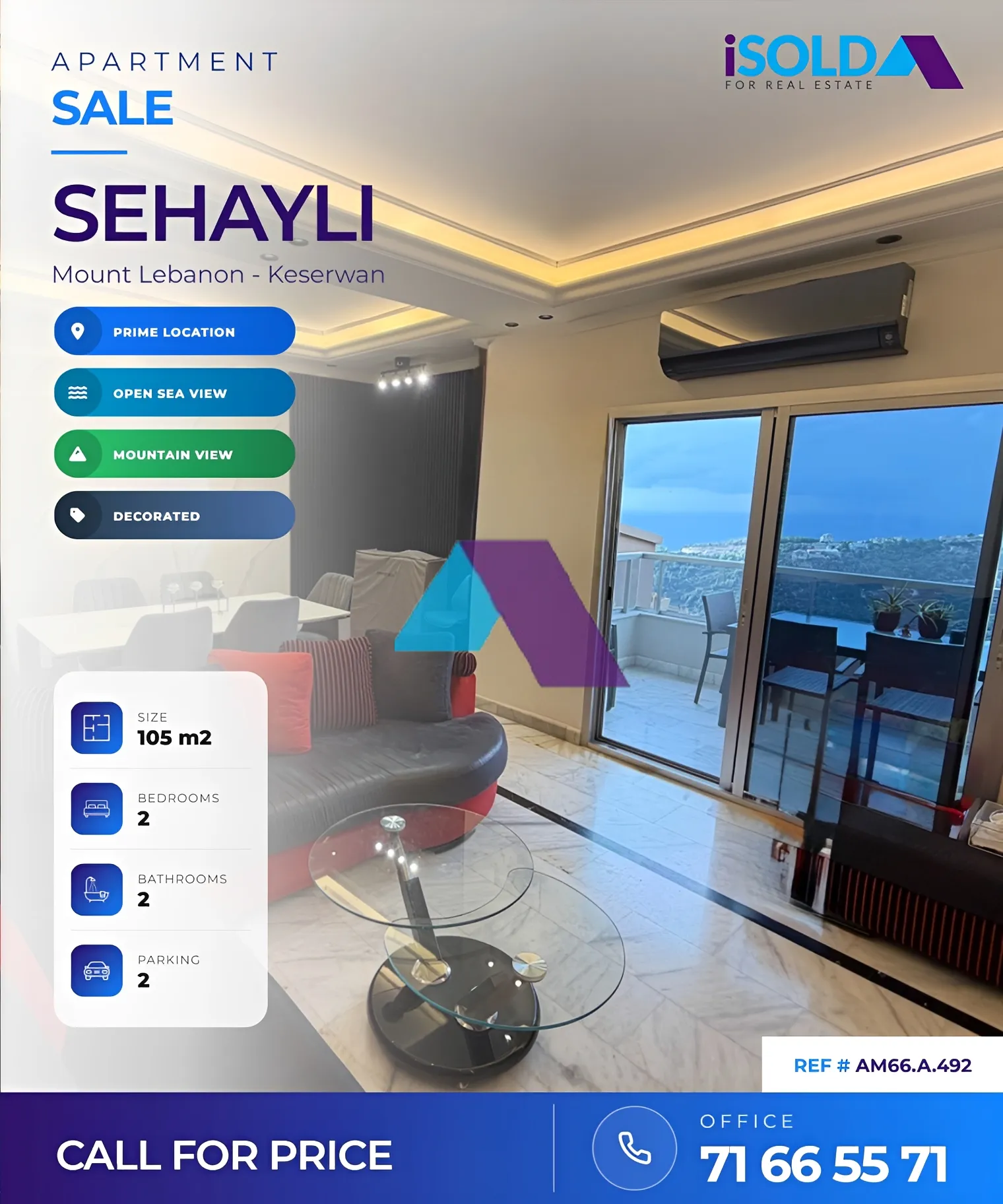 Apartment for sale in Sehayleh