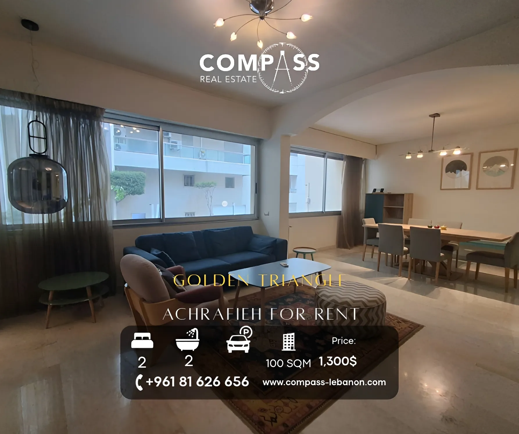 Apartment for rent in Achrafieh