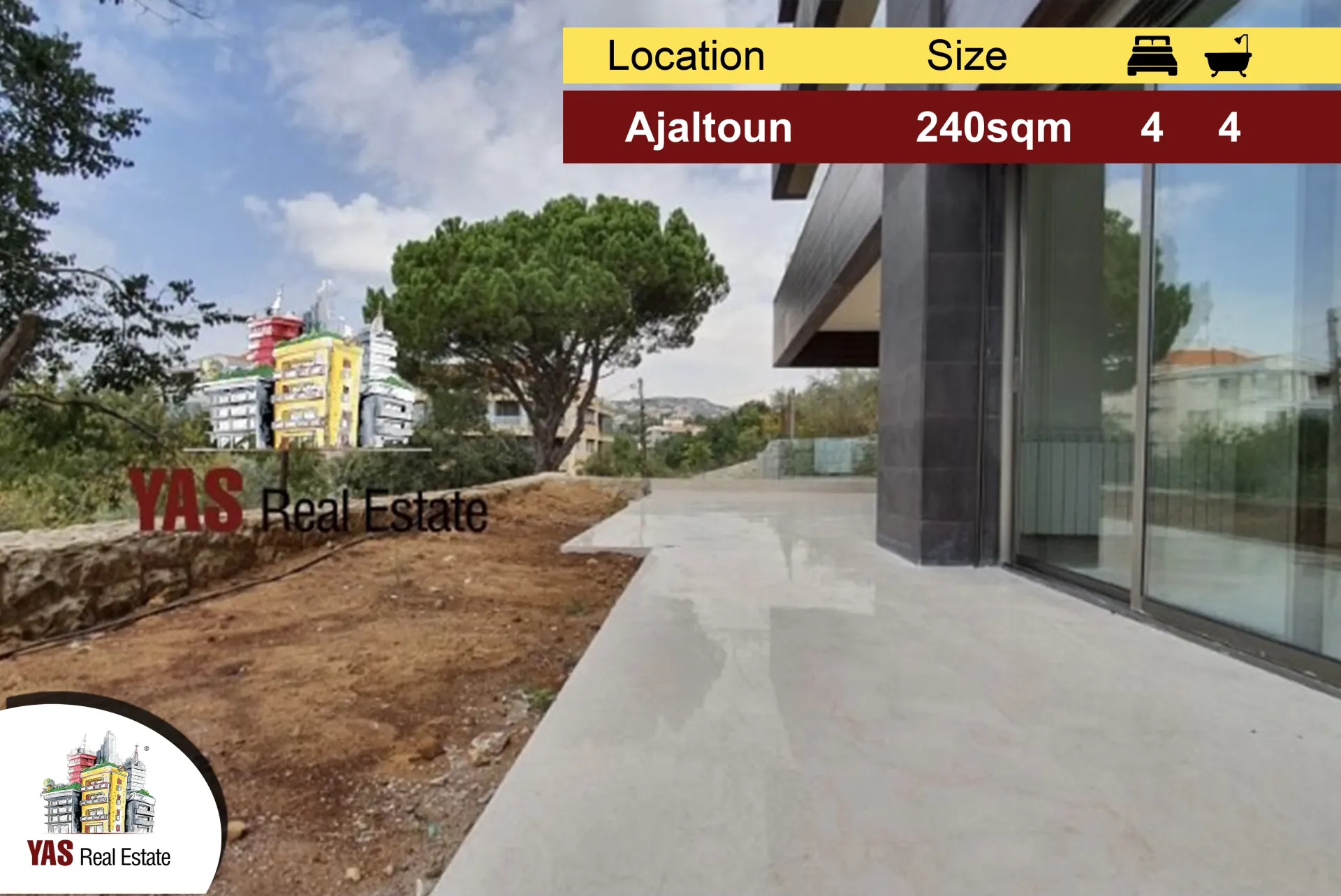 Apartment for Sale in Ajaltoun