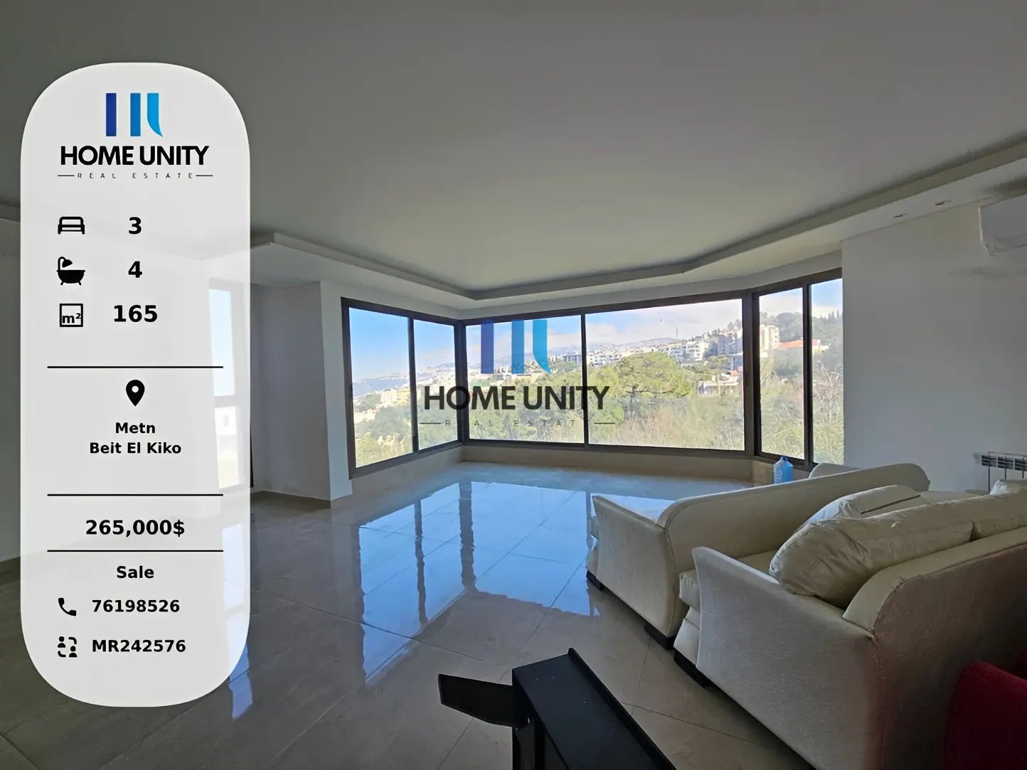 Apartment for sale in Beit Al Koukko, Lebanon - 3 bed, 3 bath