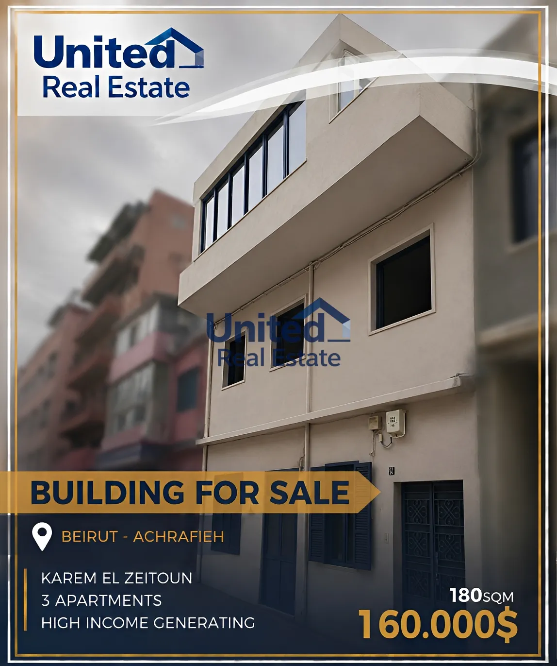 Residential for sale in Achrafieh, beirut, lebanon