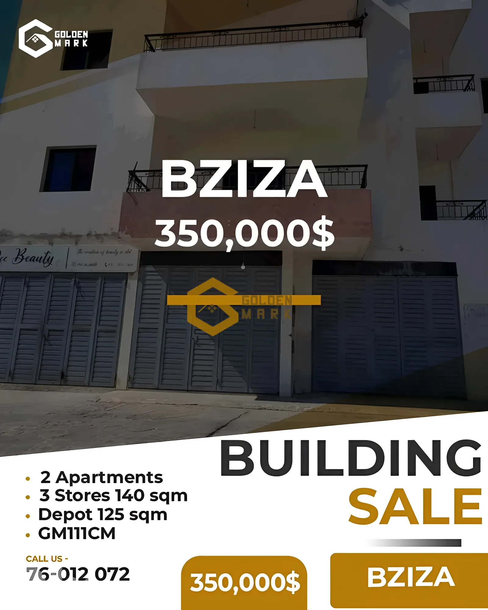 Building for sale in Bziza
