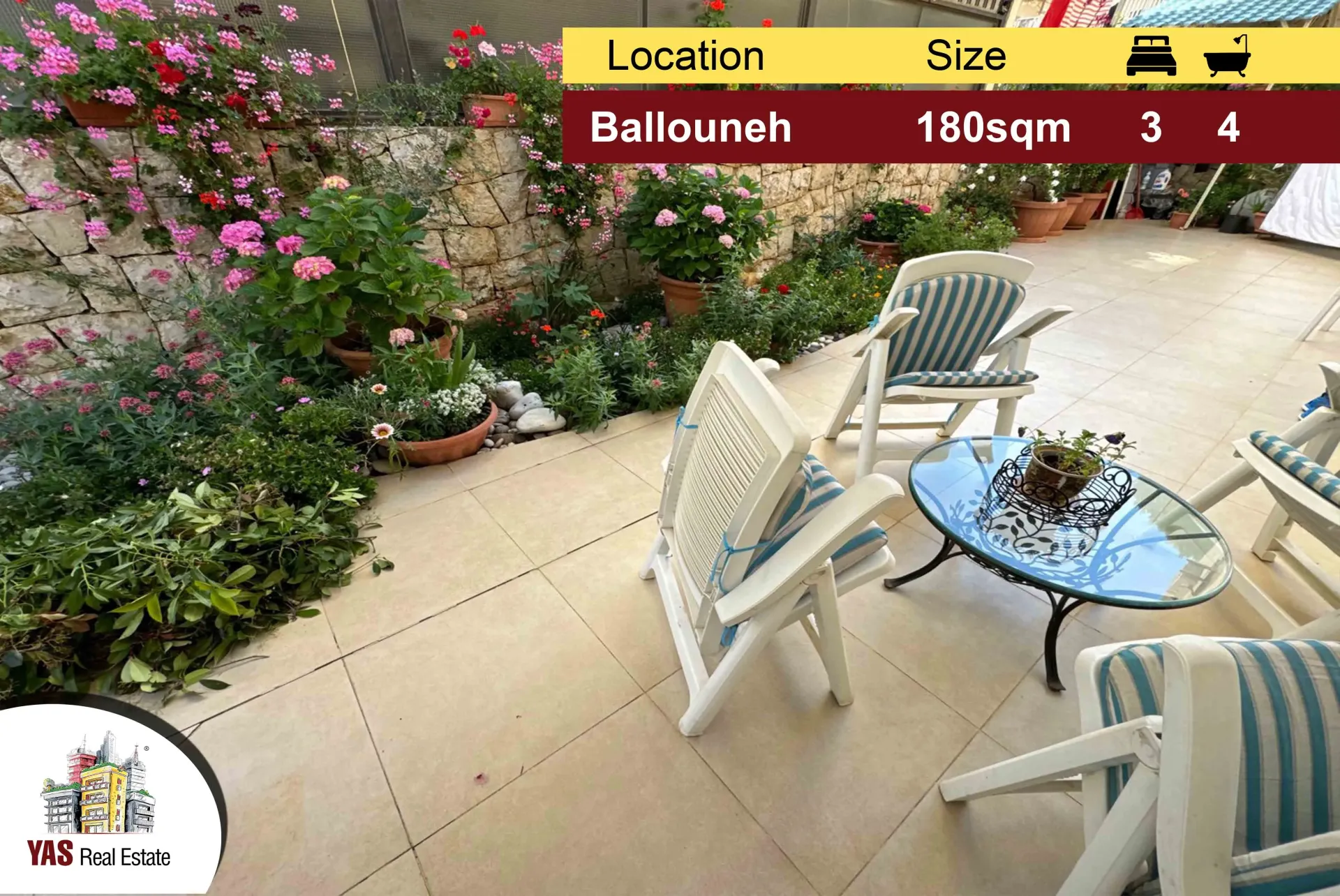 Apartment for Sale in Ballouneh