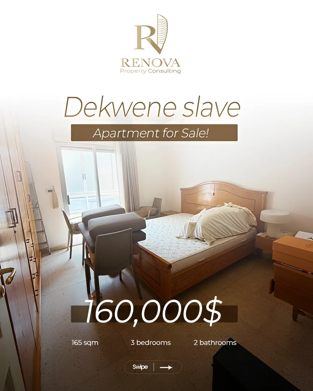 Apartment for sale in Dekwaneh