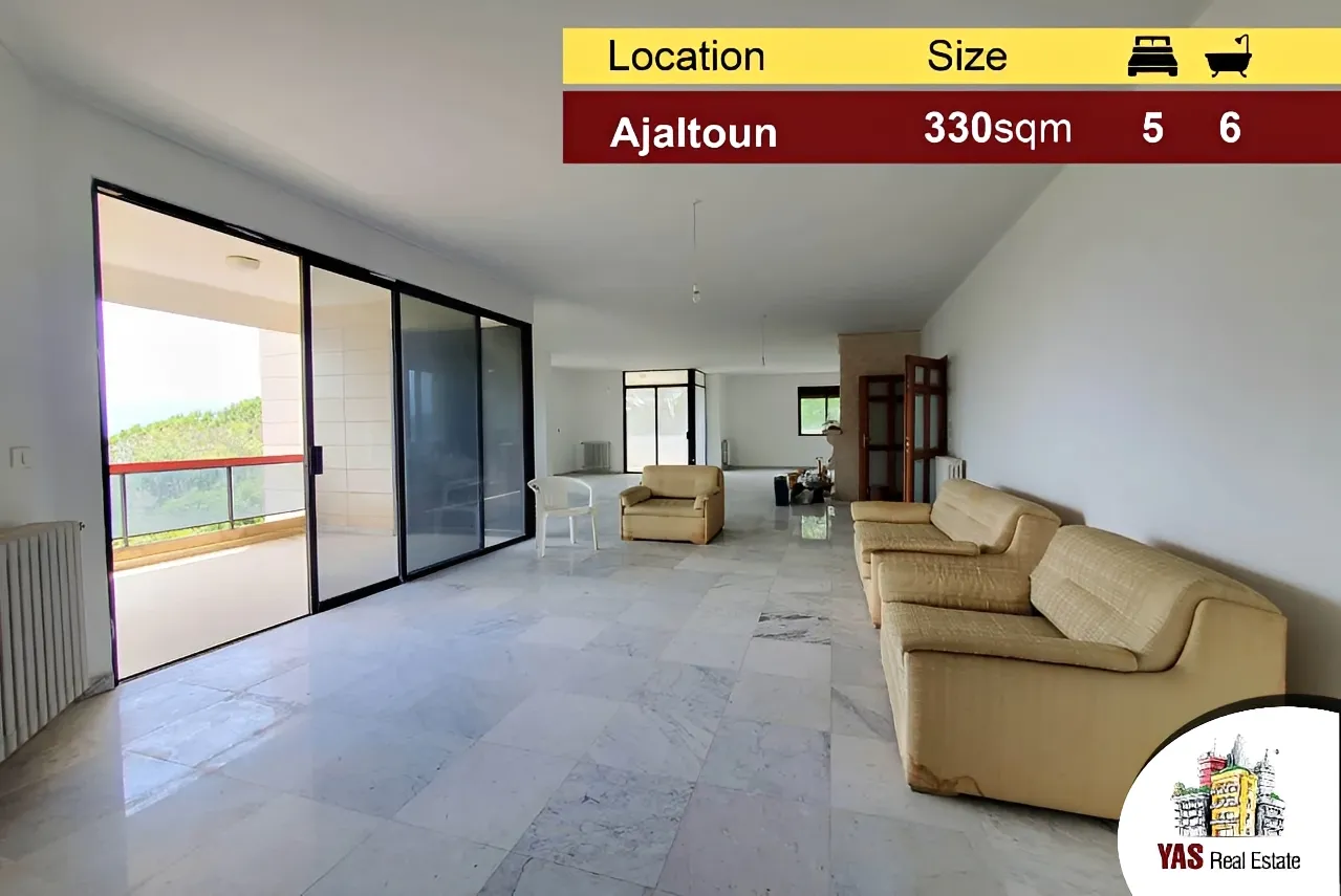 Apartment for Sale in Ajaltoun - 5 bed, 5 bath