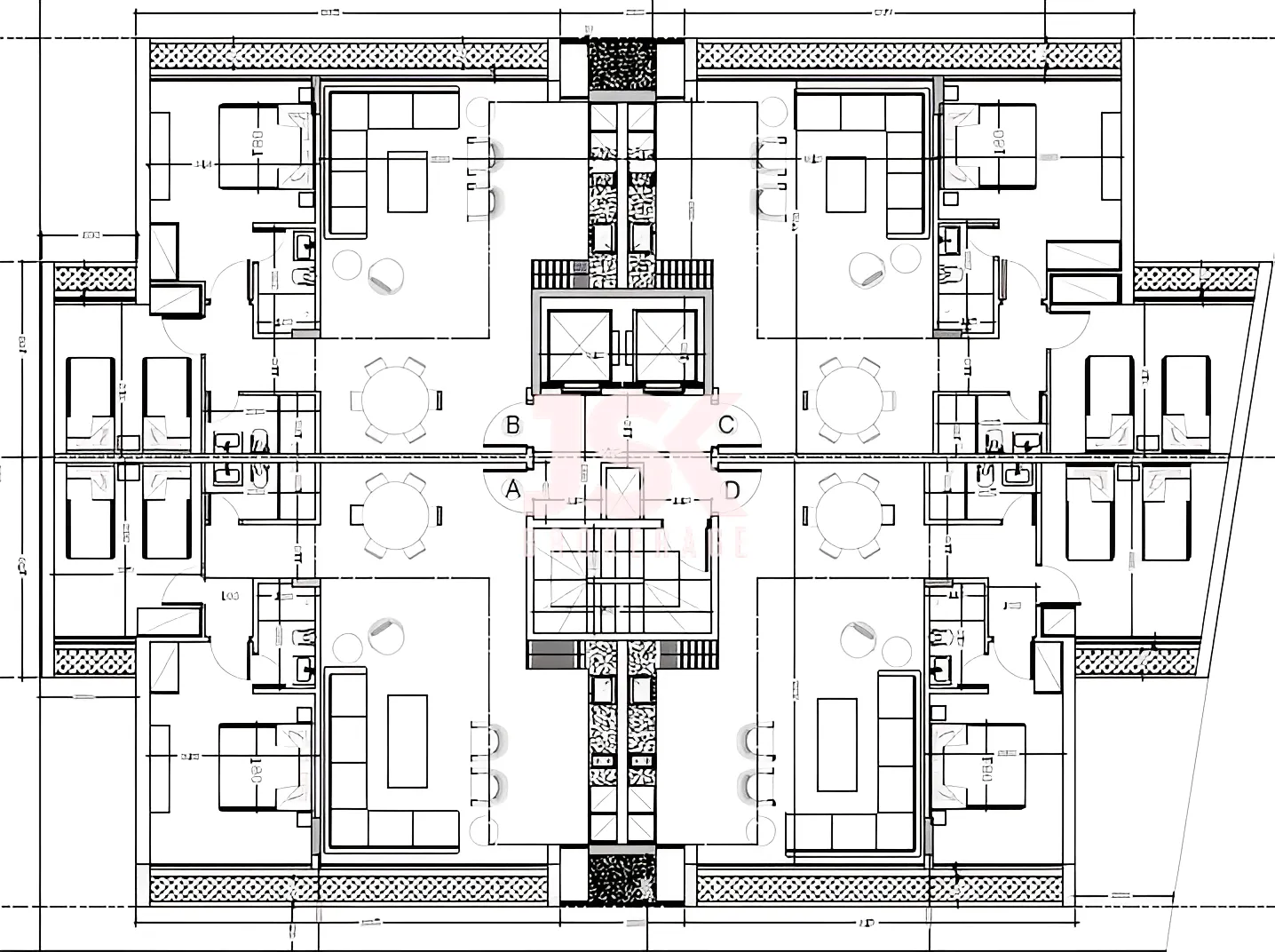 Apartment for Sale in Verdun, Beirut, Lebanon - 2 bed, 2 bath
