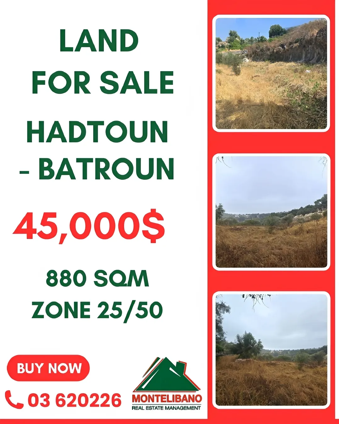 Residential Land for sale in Hadtoun, Lebanon