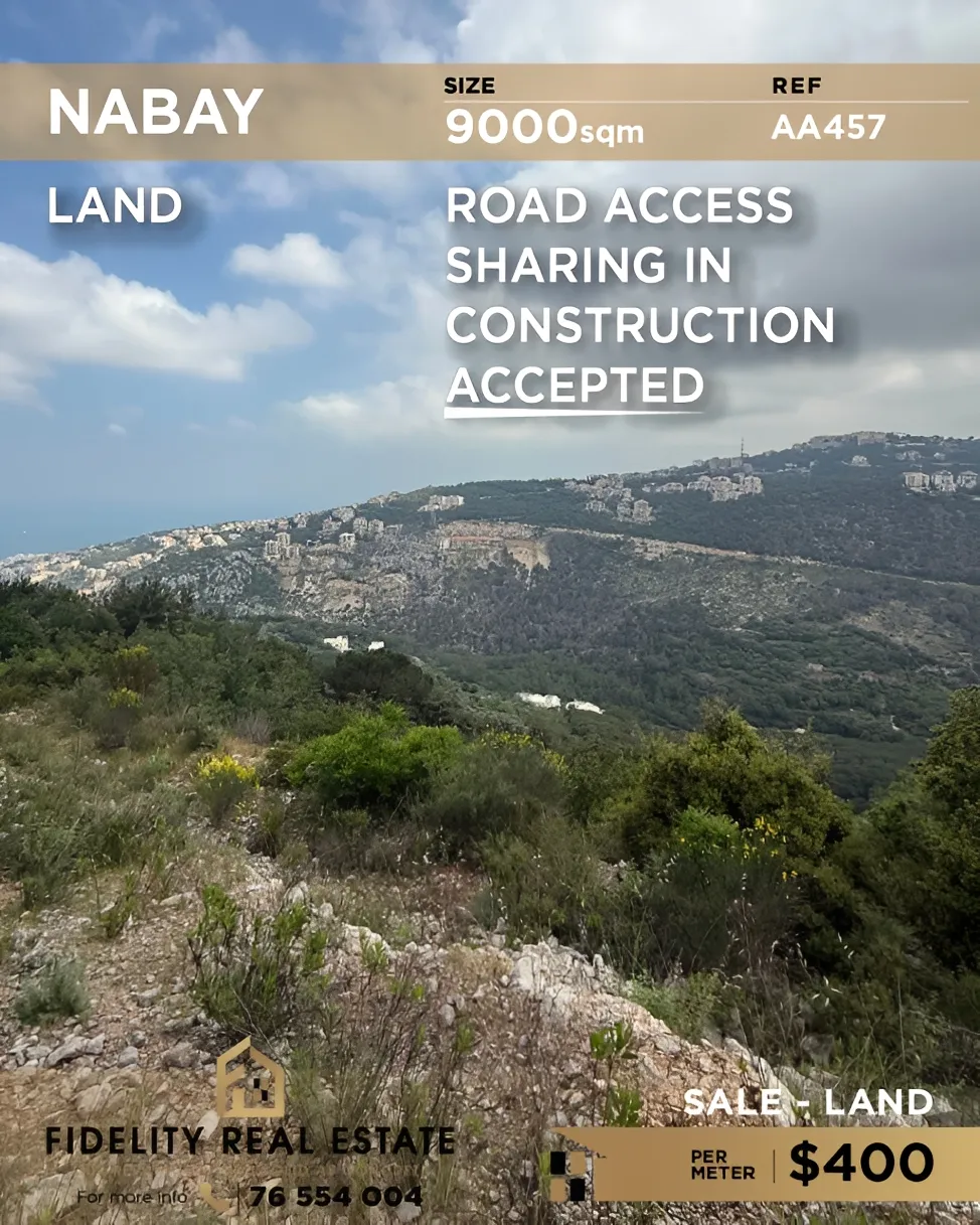 Residential Land for sale in Nabiyeh, Lebanon