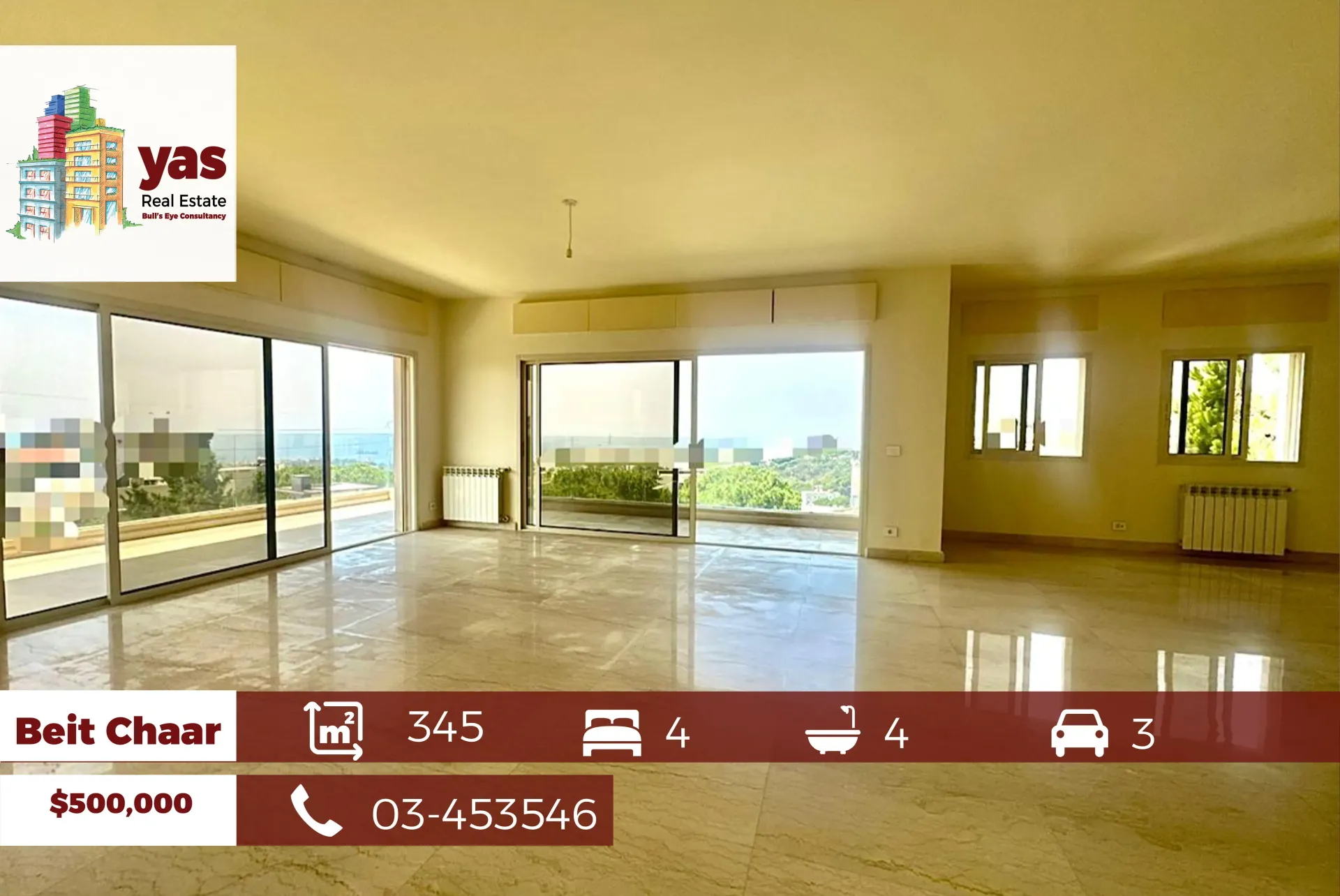 Apartment for Sale in Beit El Chaar - 4 bed, 4 bath