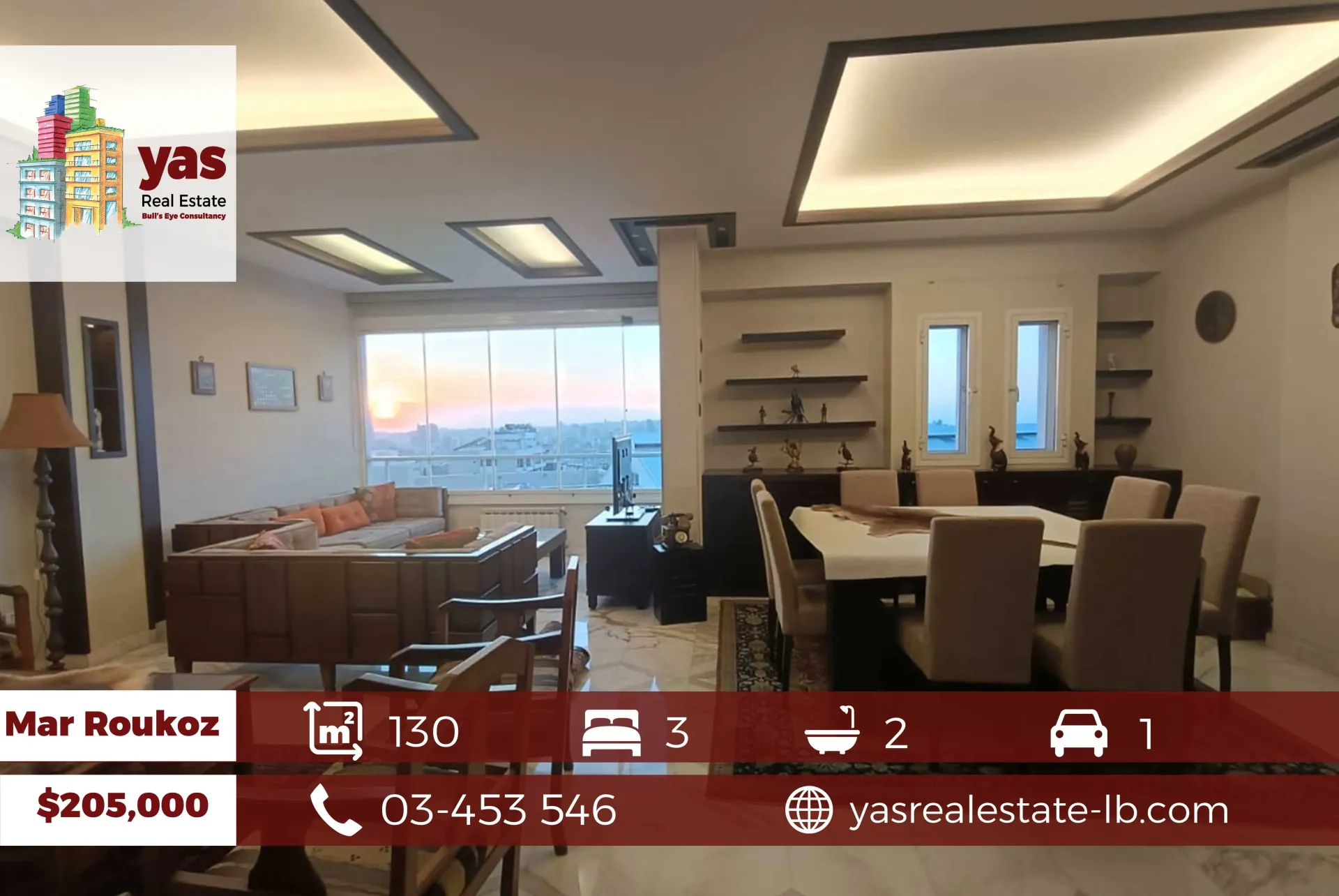 Apartment for Sale in Dekwaneh - 3 bed, 2 bath