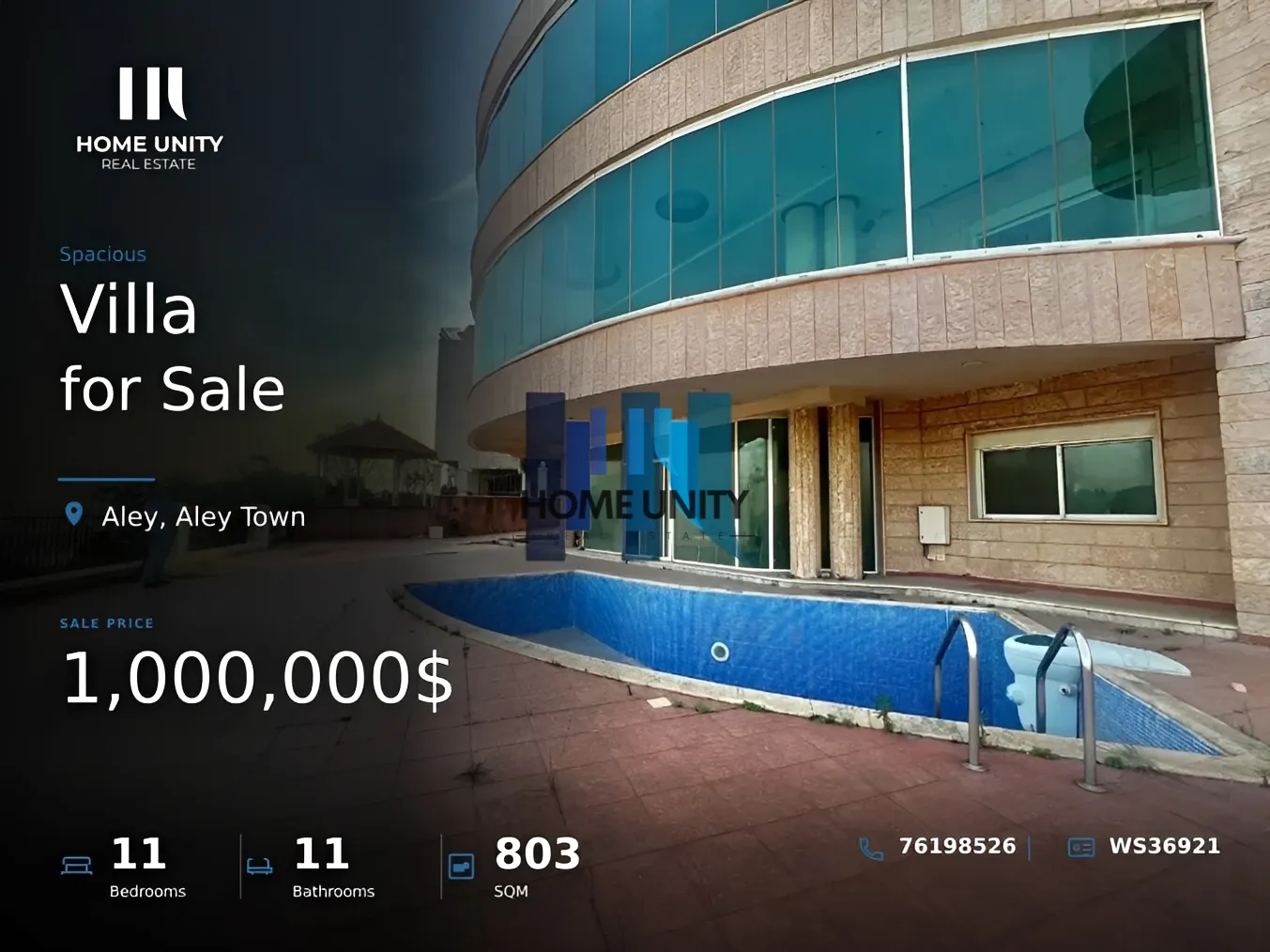 Villa for Sale in Aley, Lebanon