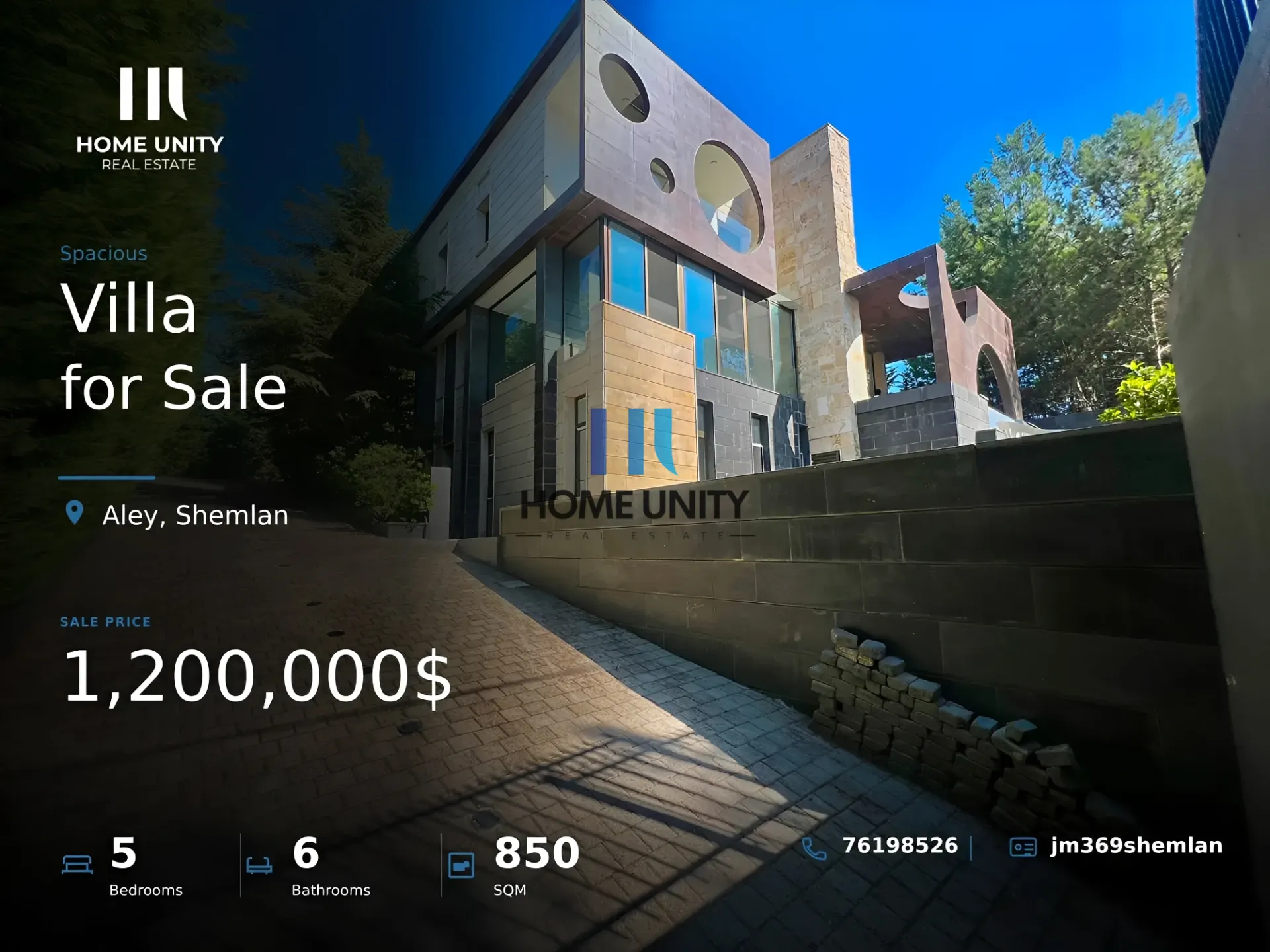 Villa for Sale in Shemlan