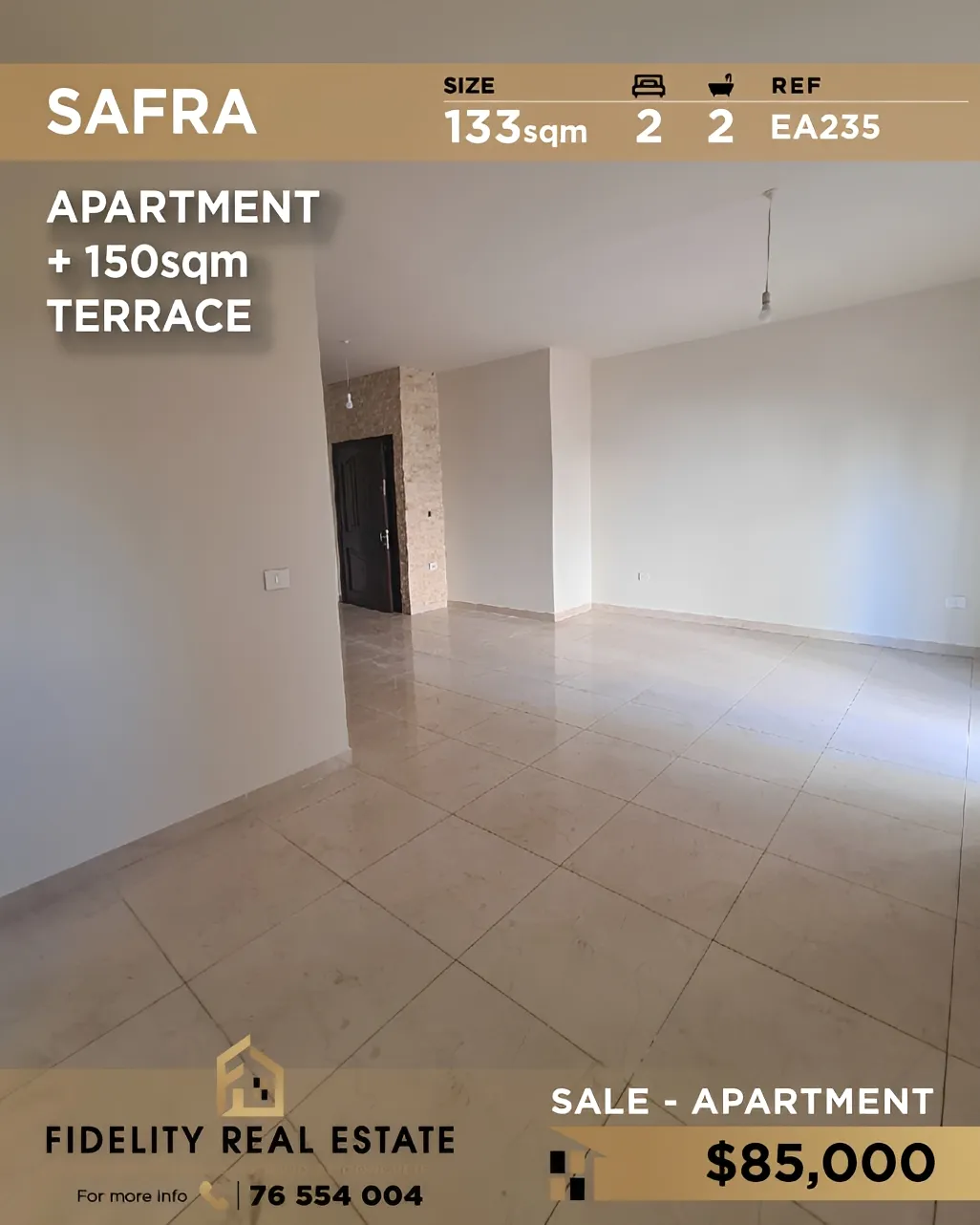 Apartment for sale in Safra, Lebanon - 2 bed, 2 bath