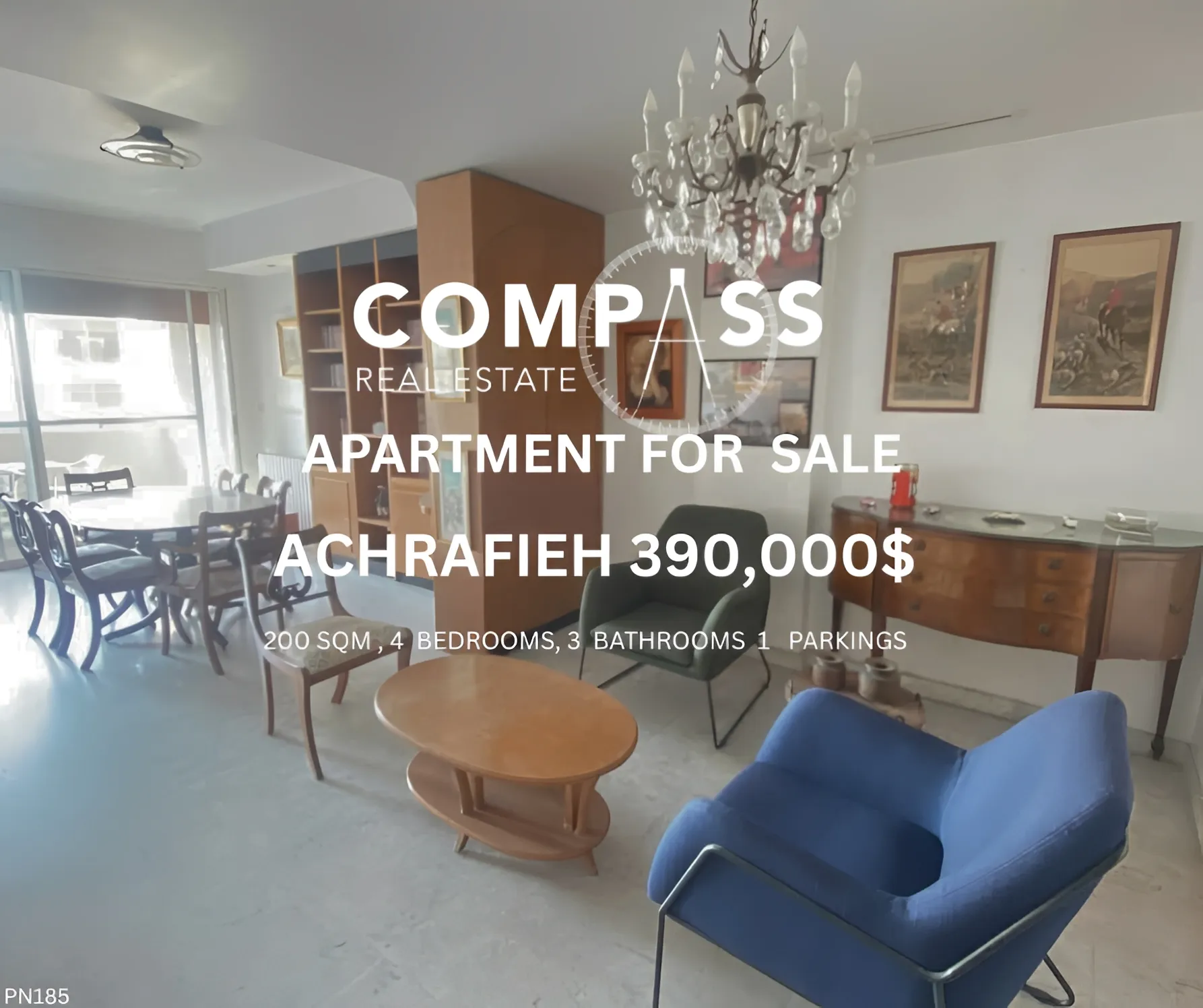 Apartment for Sale in Achrafieh, Beirut, Lebanon - 3 bed, 3 bath