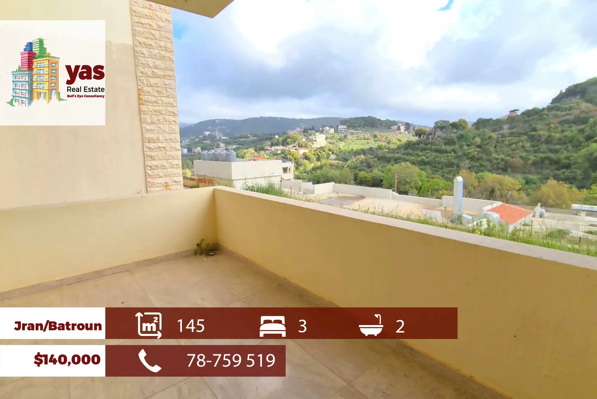 Apartment for Sale in Batroun