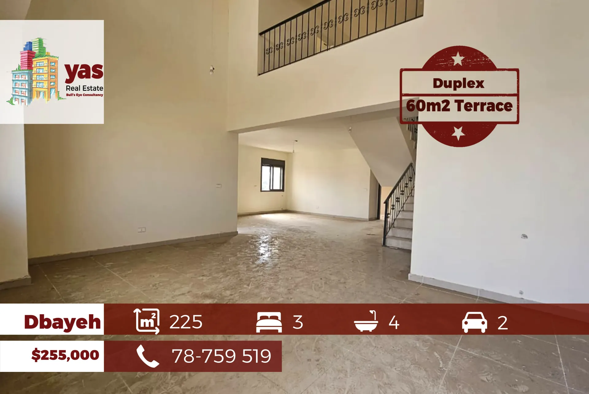 Apartment for Sale in Dbayeh