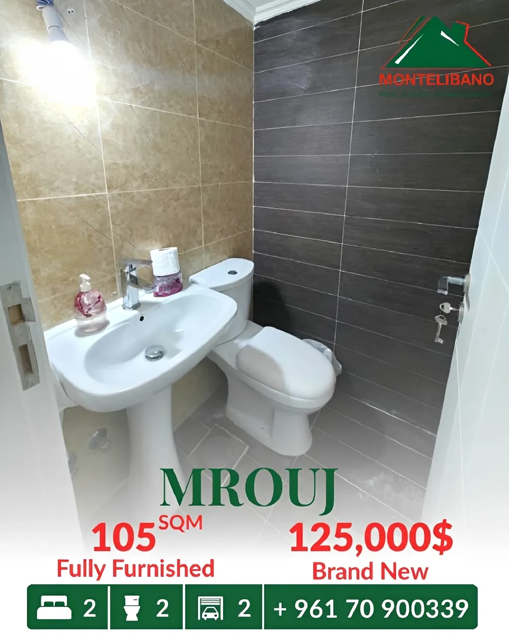 Apartment for sale in Mrouj