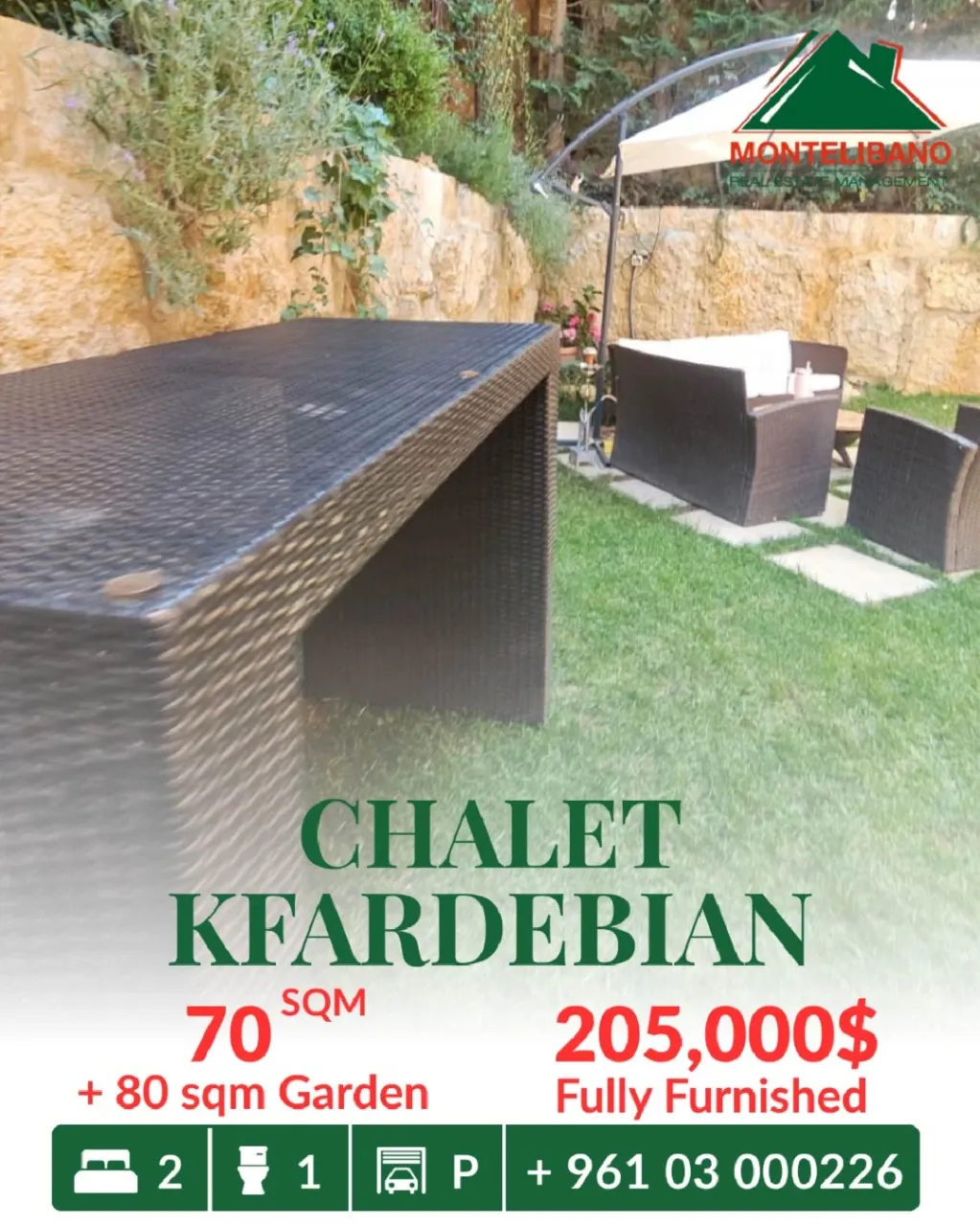 Chalet for sale in Kfardebian, Lebanon