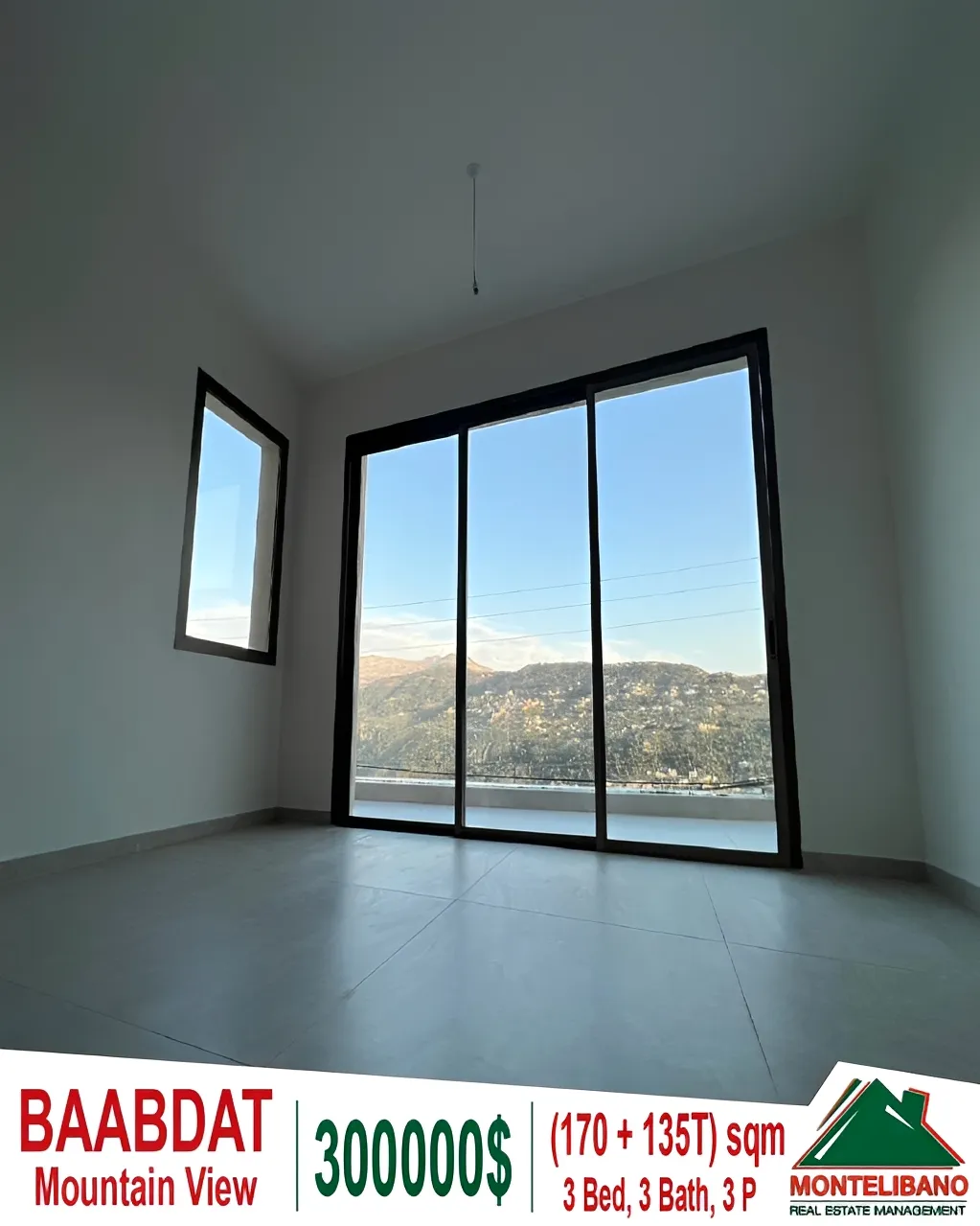 Apartment for Sale in Baabdat, Lebanon