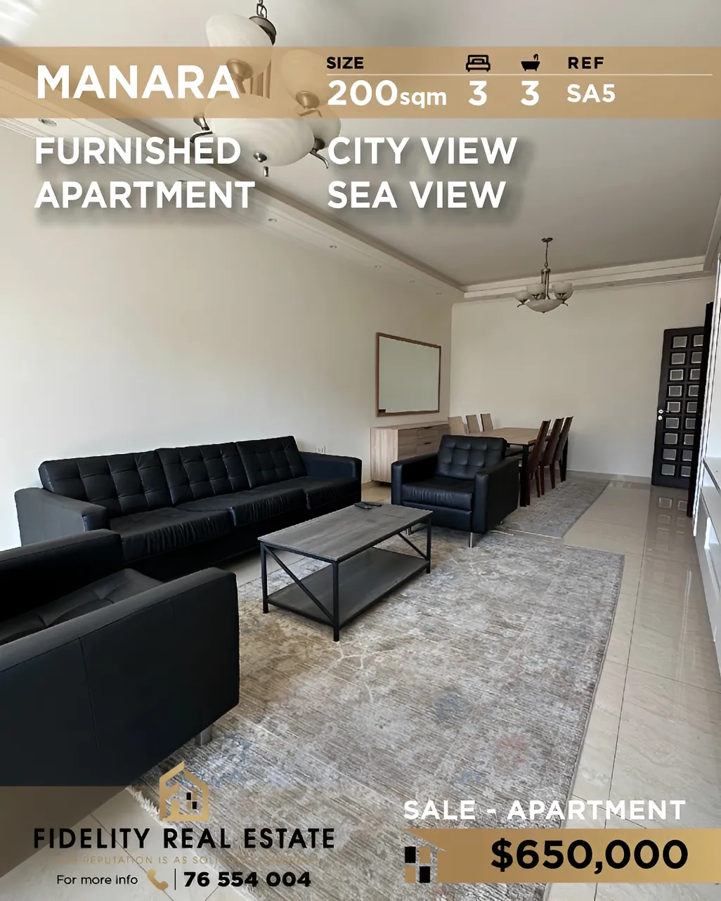 Apartment for sale in Manara
