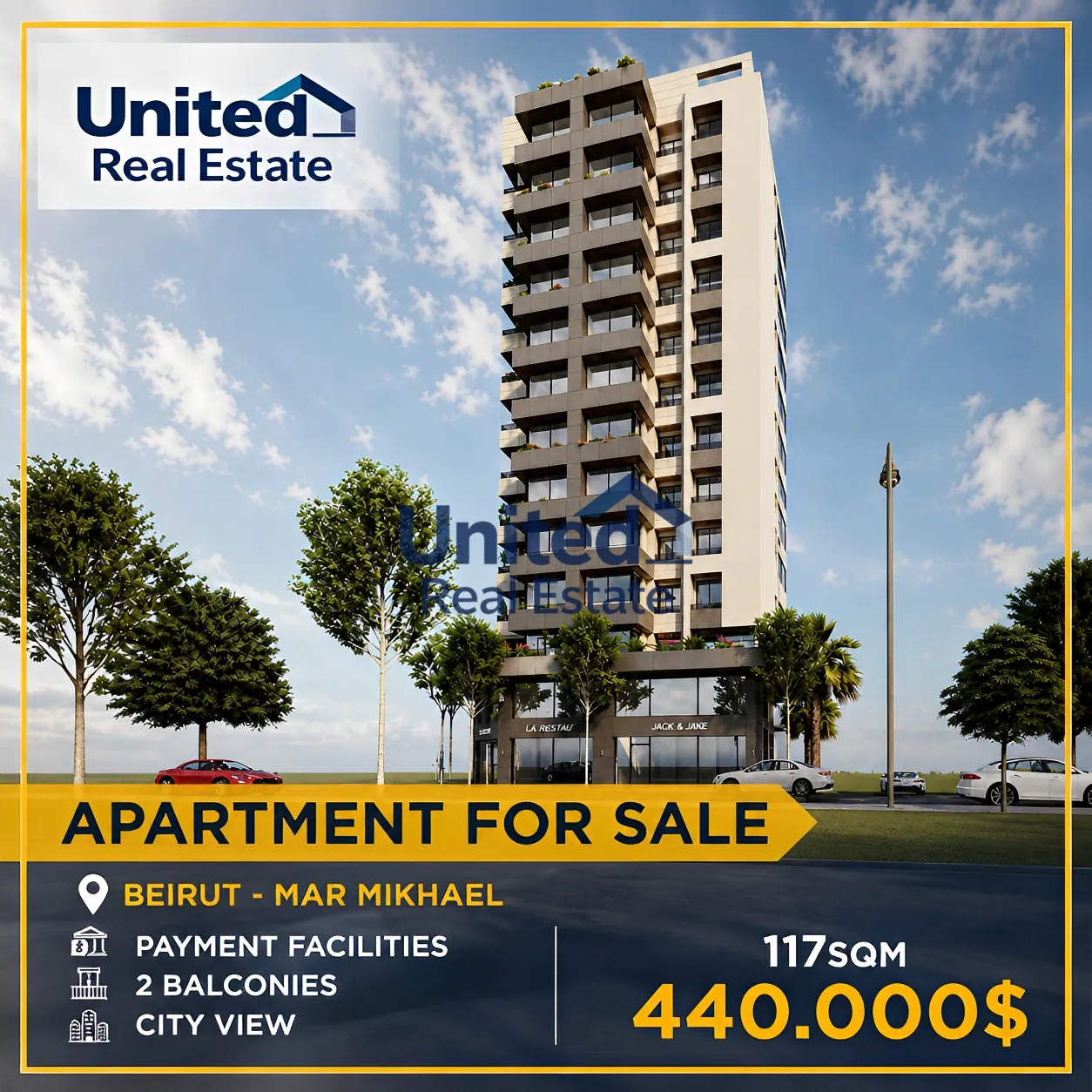 Apartment for sale in Mar mikhael, beirut, lebanon