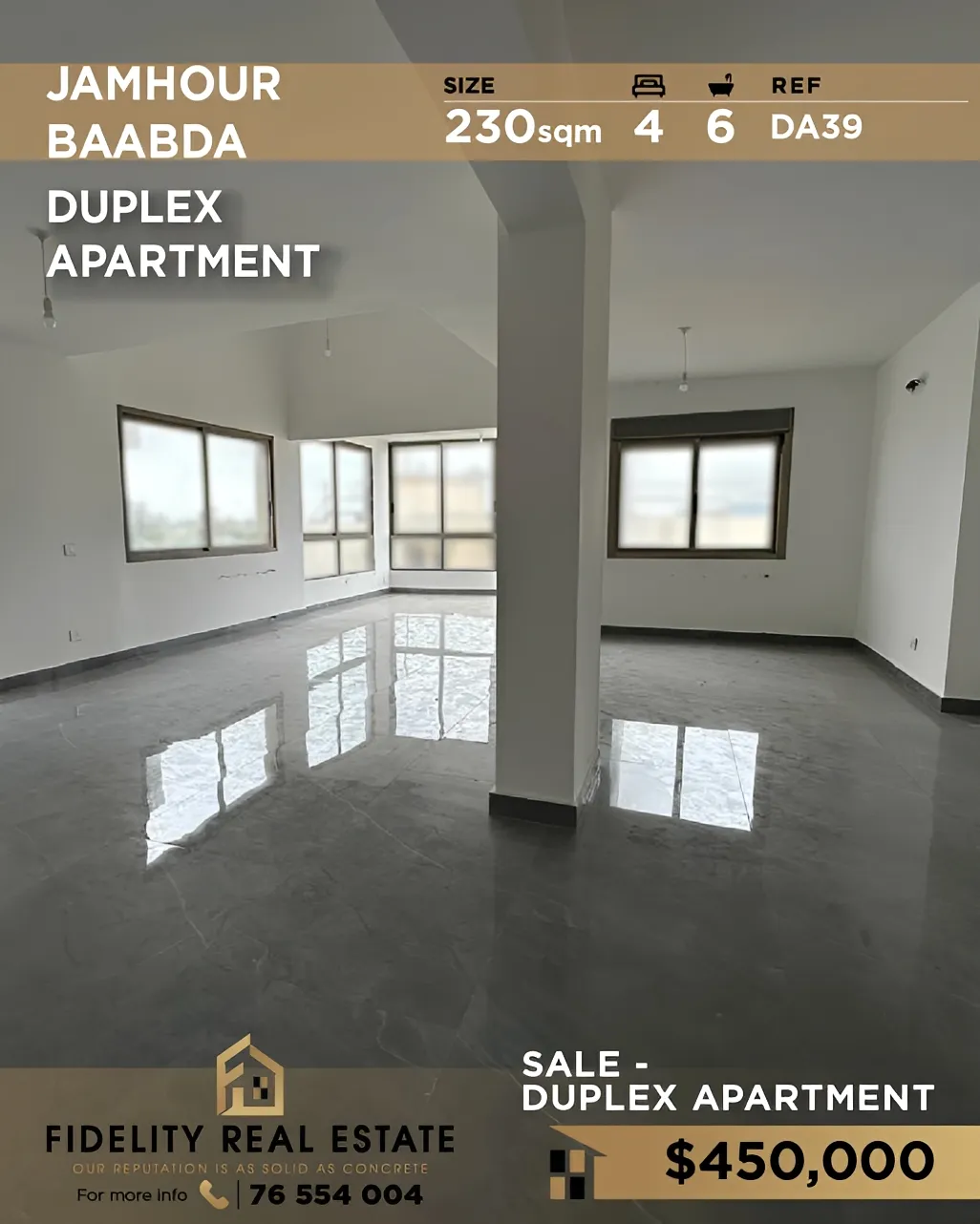 Duplex for sale in Jamhour, Lebanon