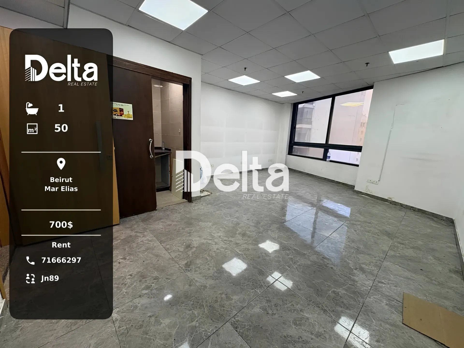 Office for rent in Mar elias, beirut, lebanon