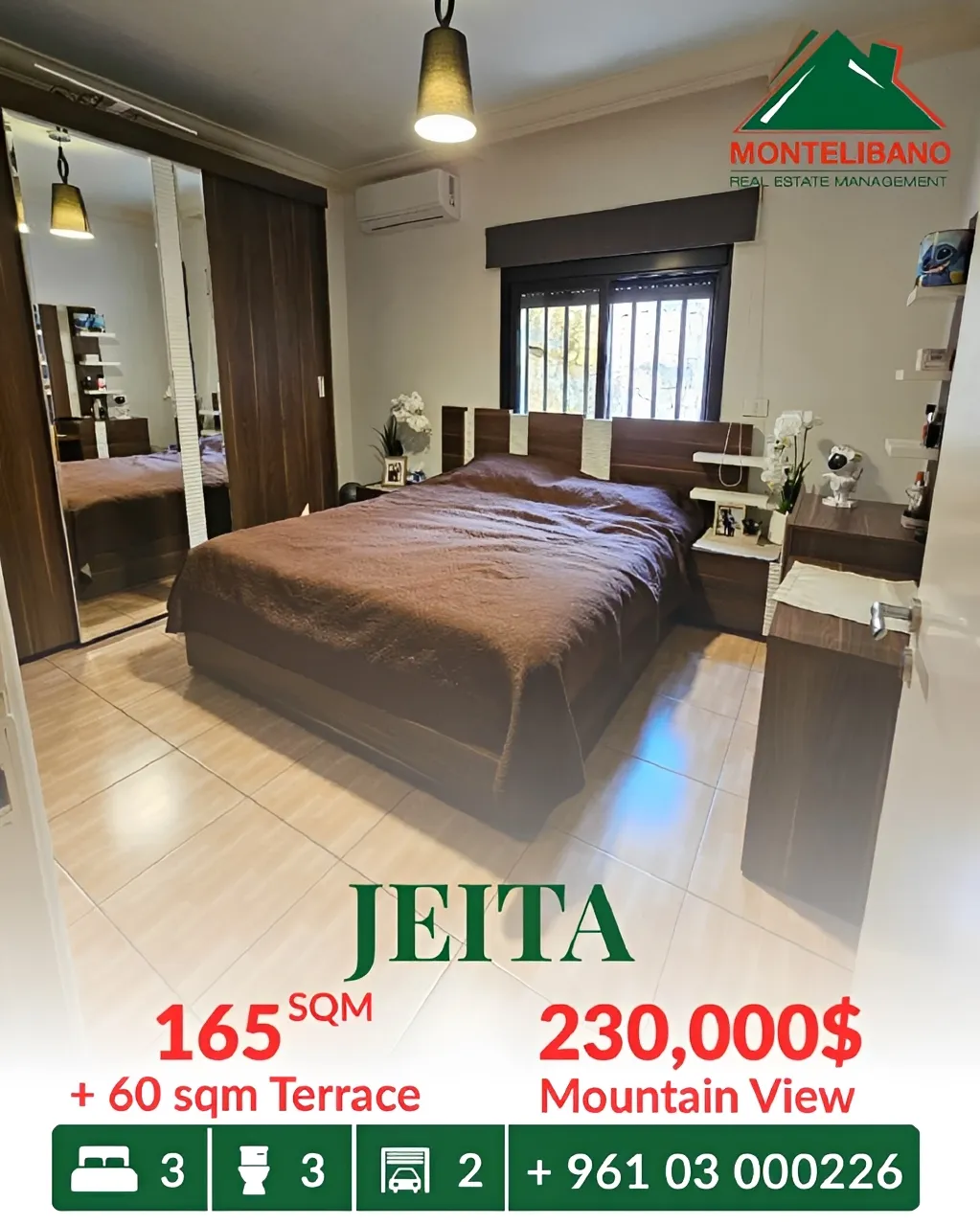 Apartment for sale in Jeita