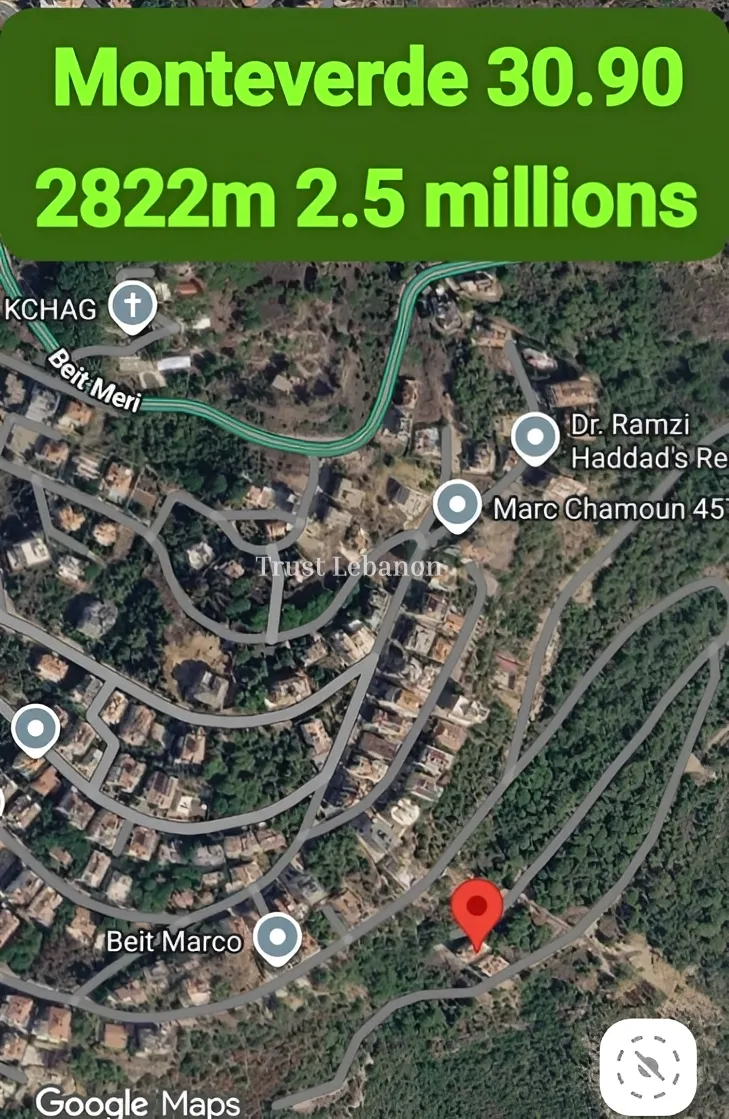 Residential Land for sale in Montiverdi, Lebanon