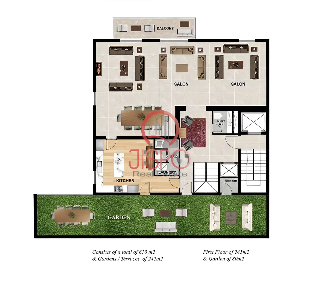 Duplex for Sale in Yarzeh - 4 bed, 6 bath