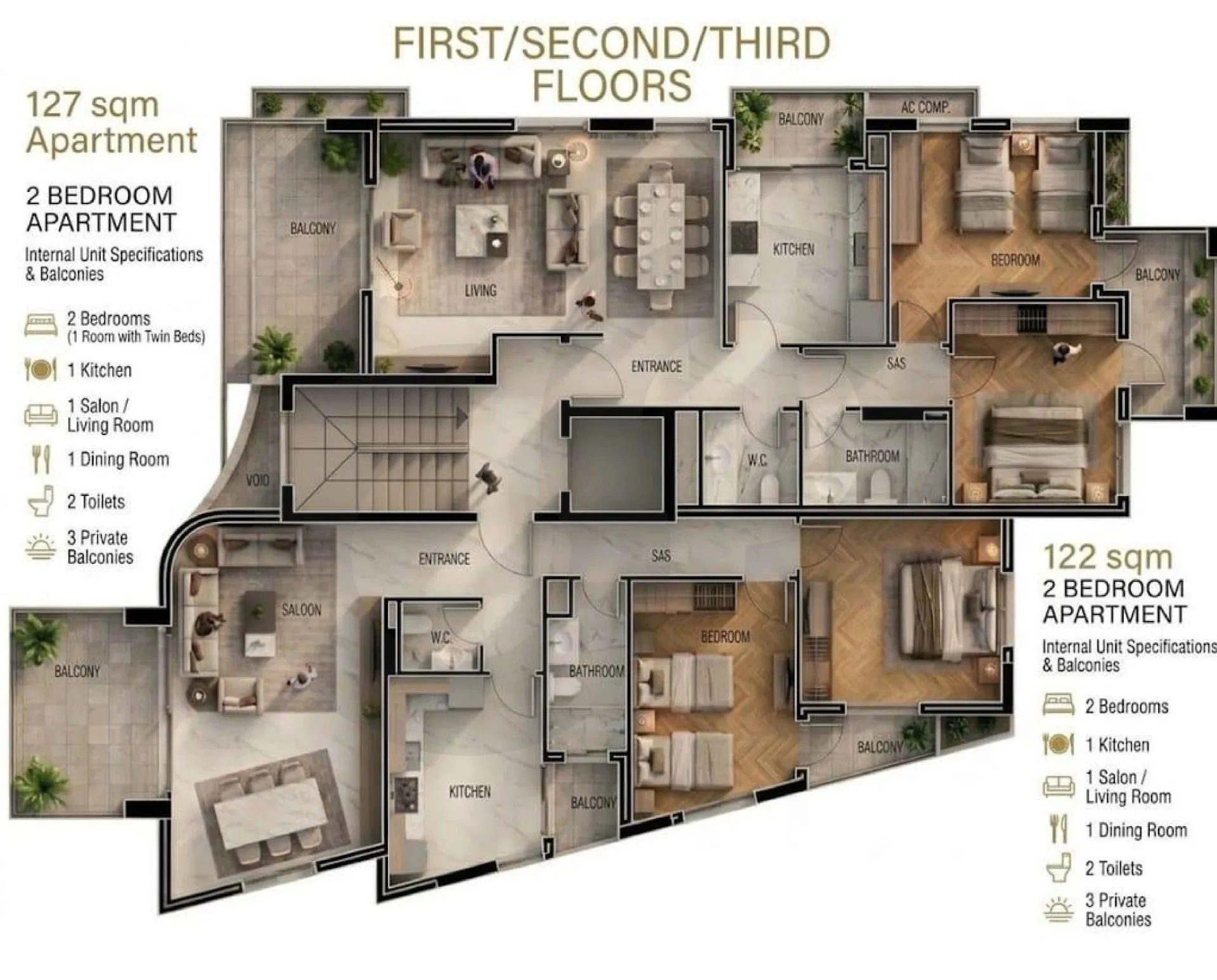 Apartment for Sale in Nahr Ibrahim
