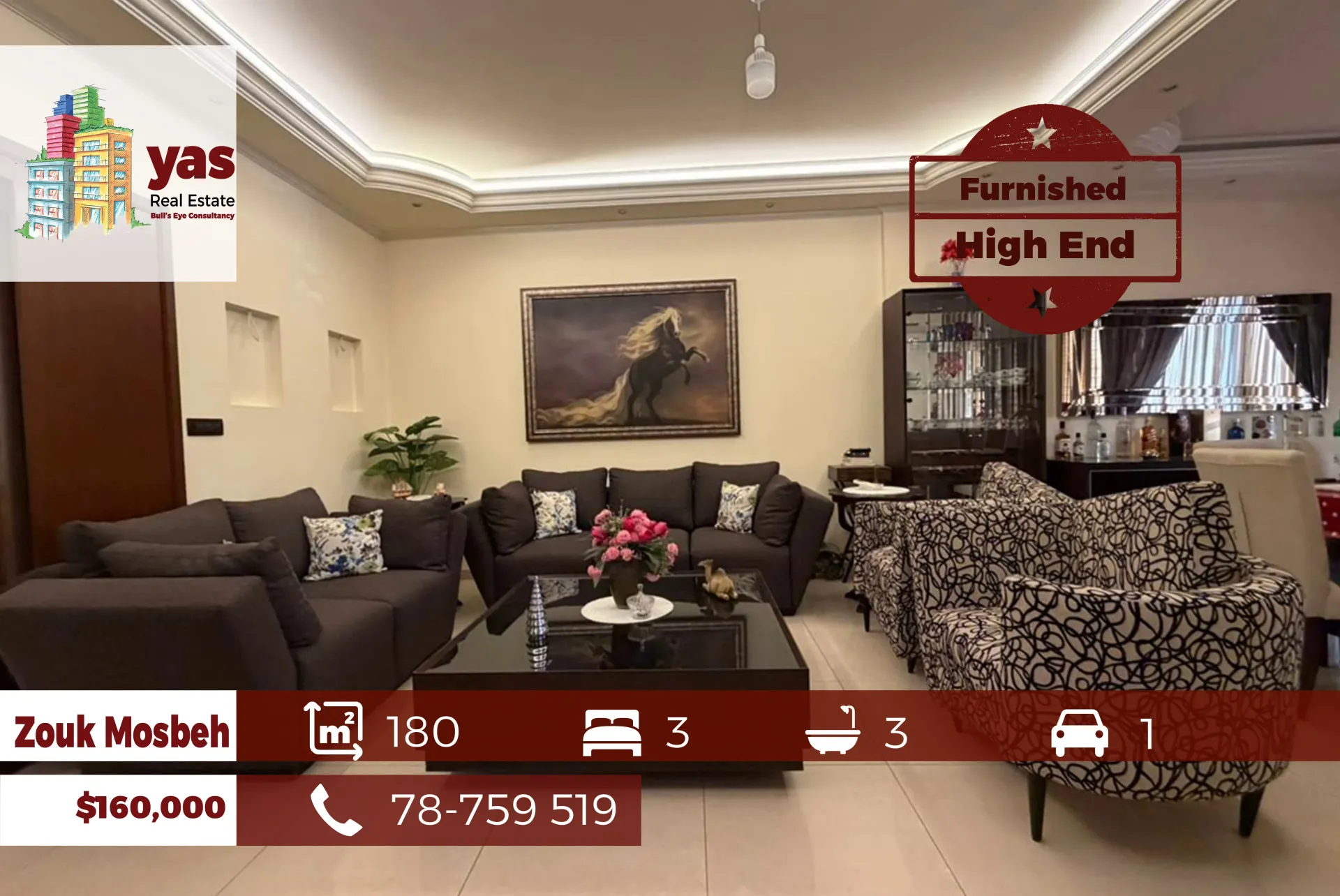 Apartment for Sale in Zouk Mosbeh