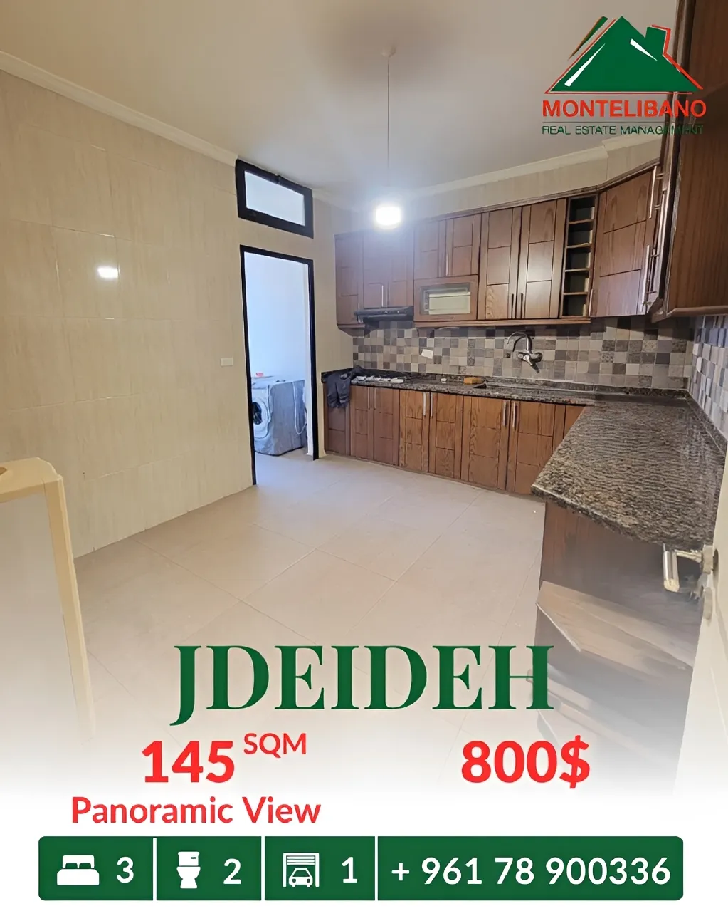 Apartment for rent in Jdeideh, Lebanon