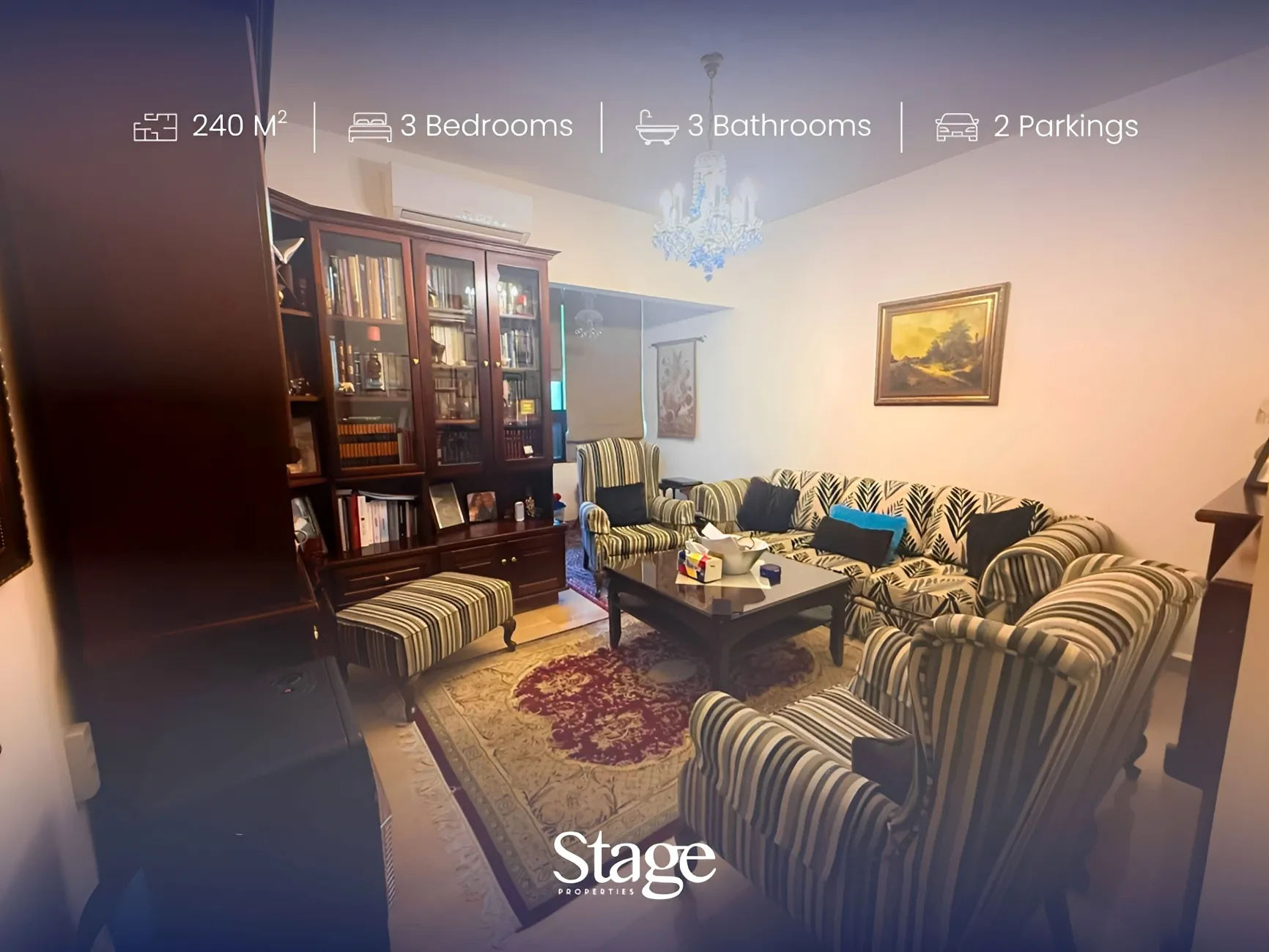 Apartment for sale in Hazmieh, Lebanon - 3 bed, 3 bath