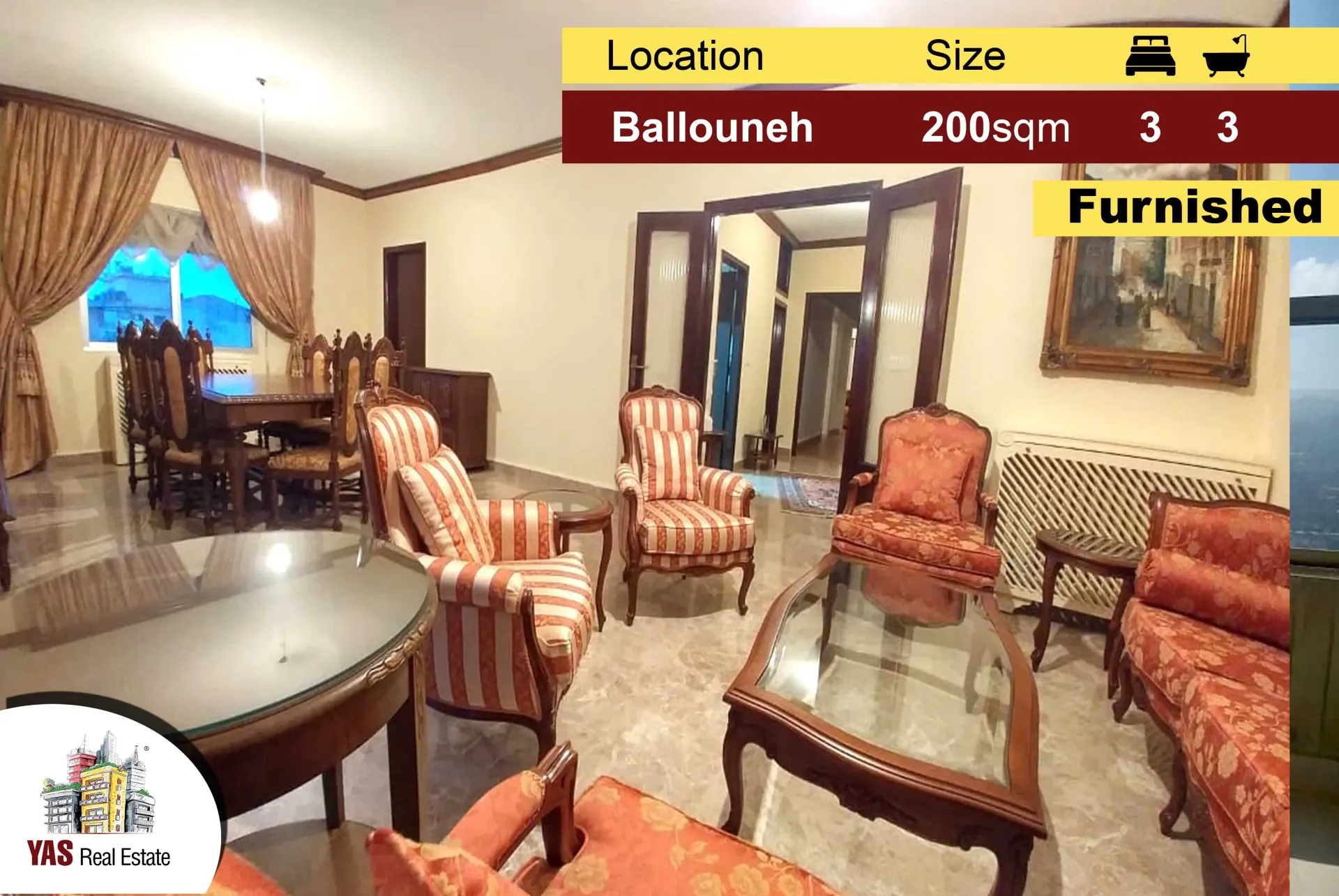 Apartment for Sale in Ballouneh
