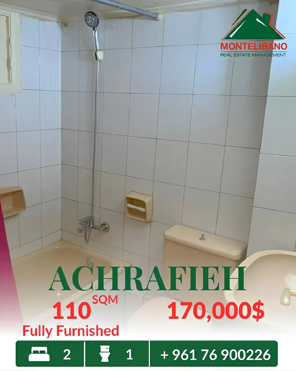 Apartment for sale in Achrafieh, Beirut, Lebanon