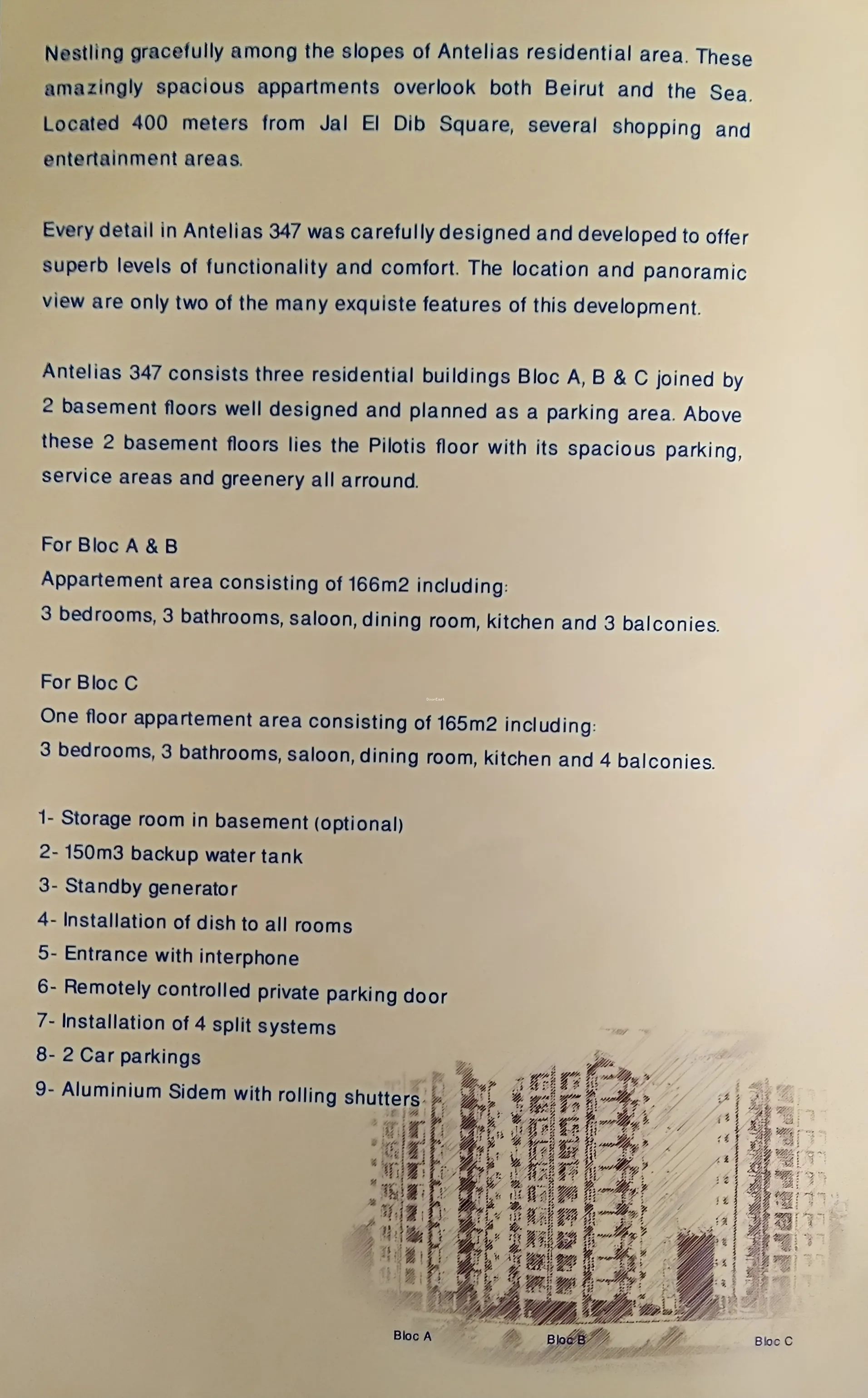 Apartment for sale in Lebanon - 3 bed, 3.0 bath