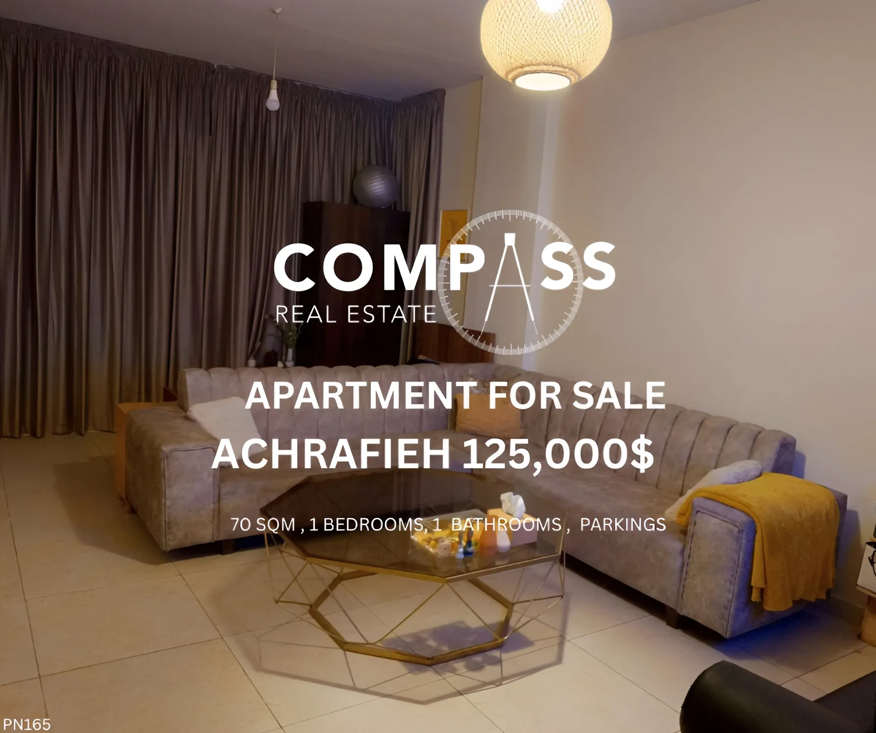 Apartment for Sale in Achrafieh, Beirut, Lebanon - 1 bed, 1 bath