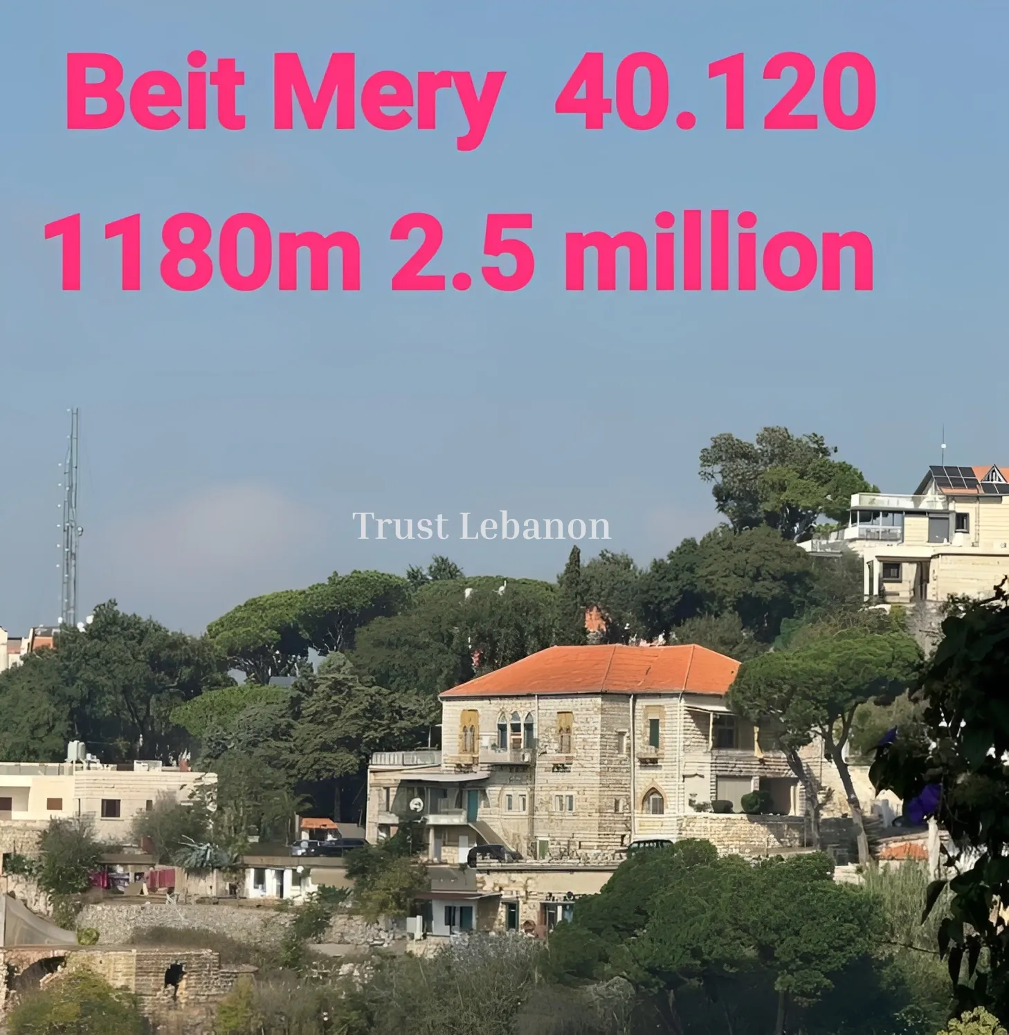 Residential Land for sale in Beit Meri, Lebanon