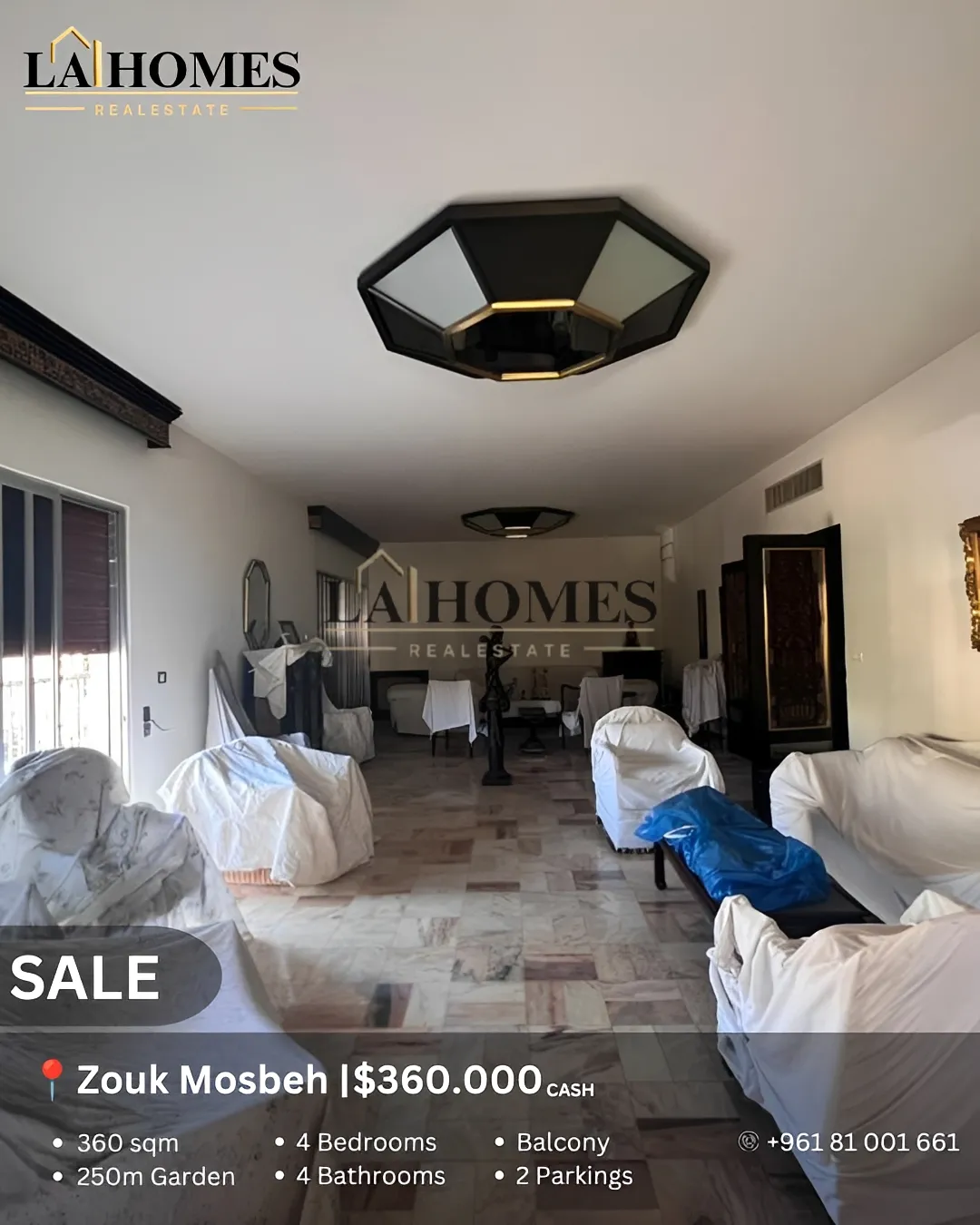 Apartment for sale in Zouk Mosbeh