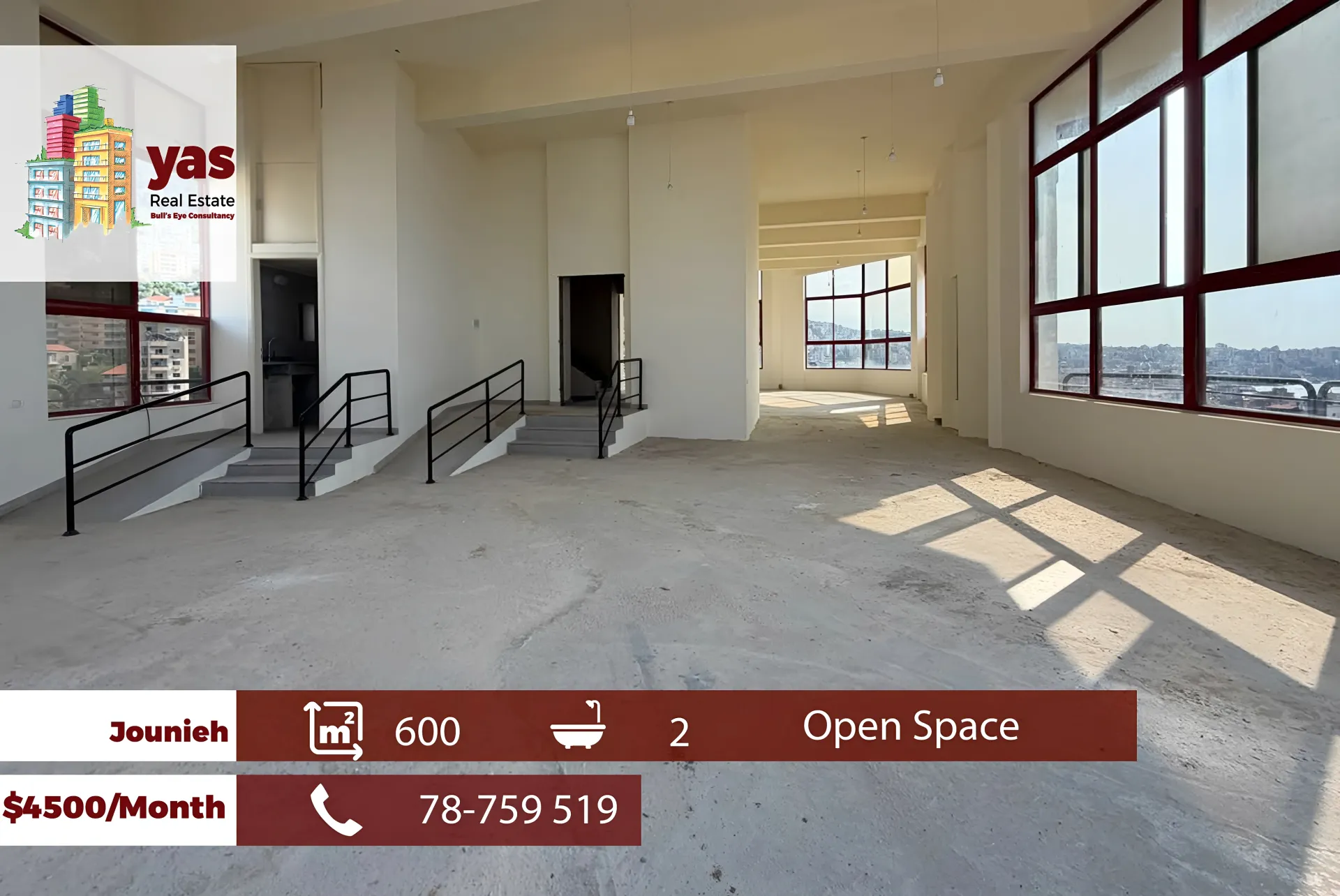 Showroom for Rent in Jounieh
