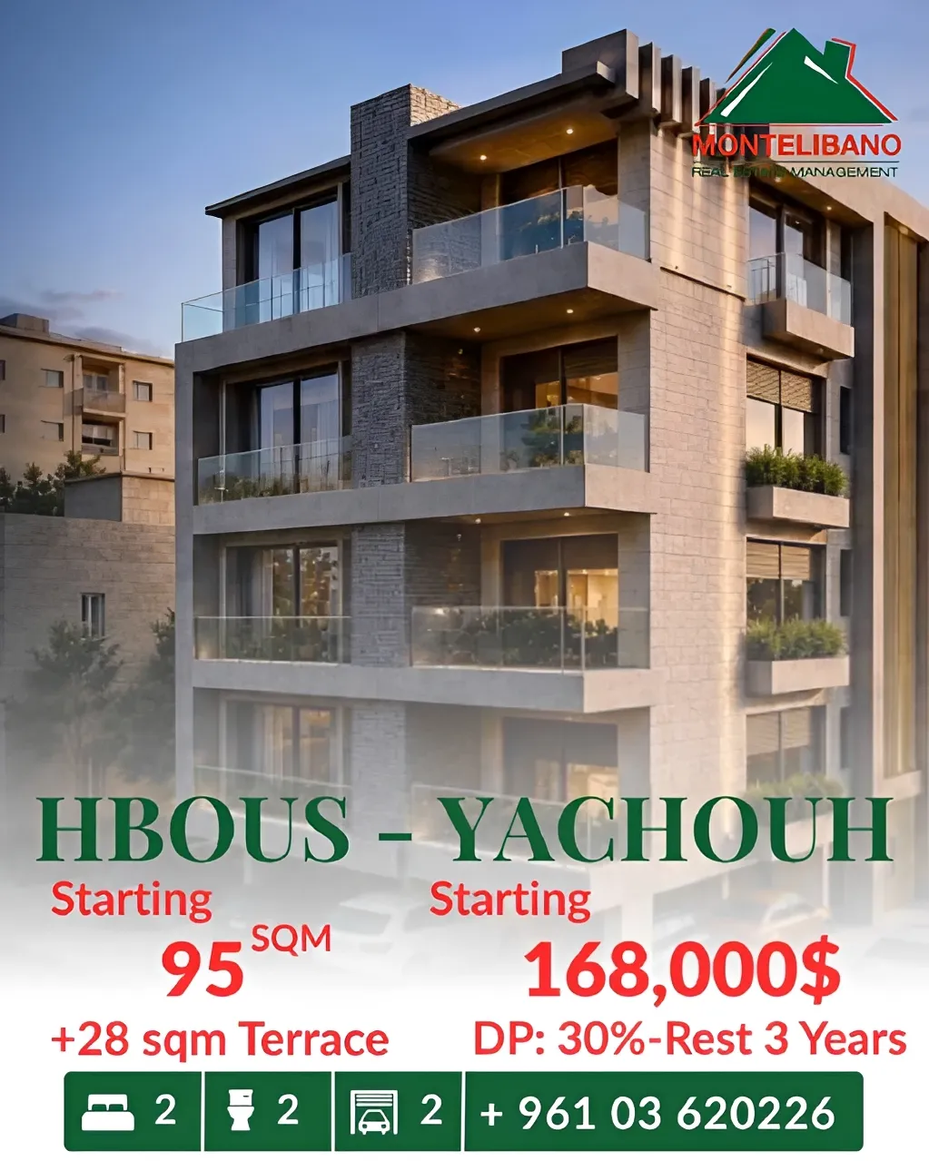 Apartment for sale in Hbous, Lebanon
