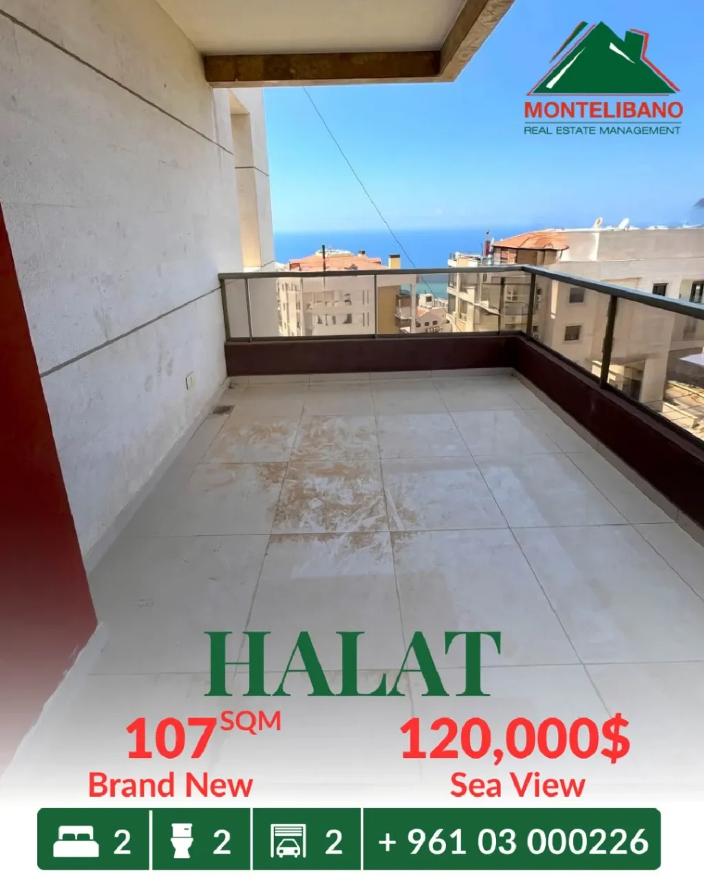 Apartment for sale in Halat, Lebanon