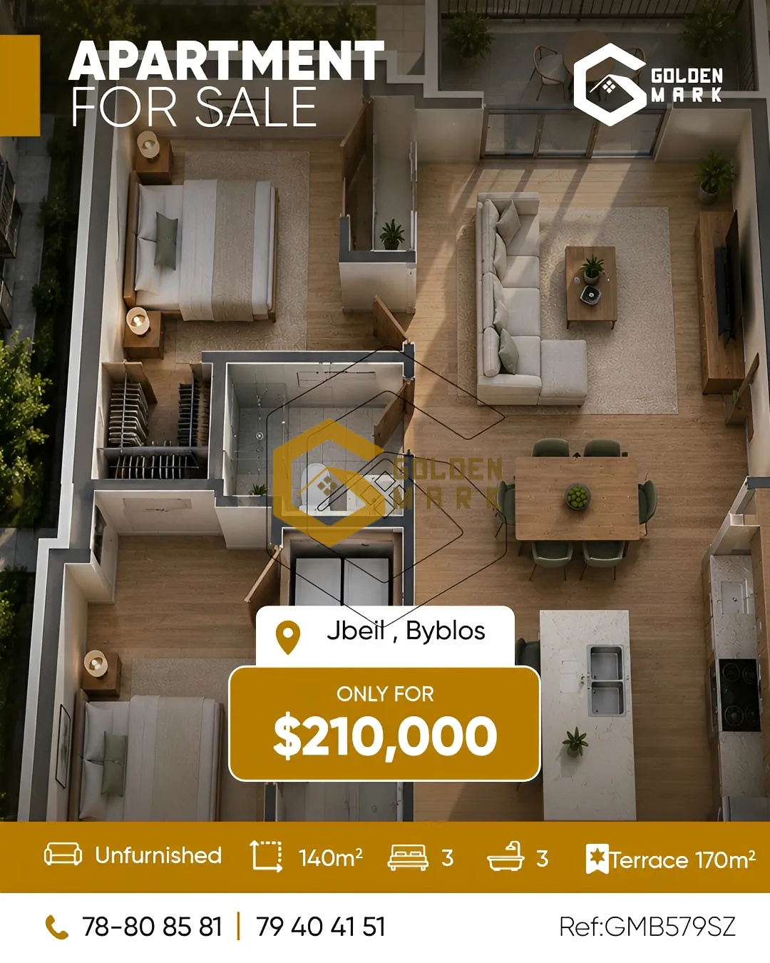 Apartment for Sale in Byblos