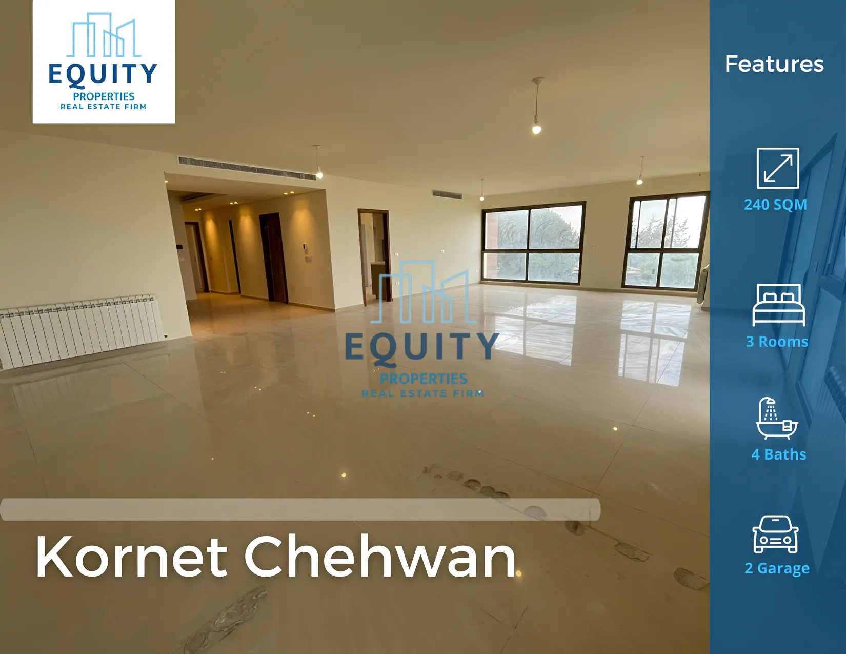 Apartment for Rent in Kornet Chehwan - 3 bed, 4 bath