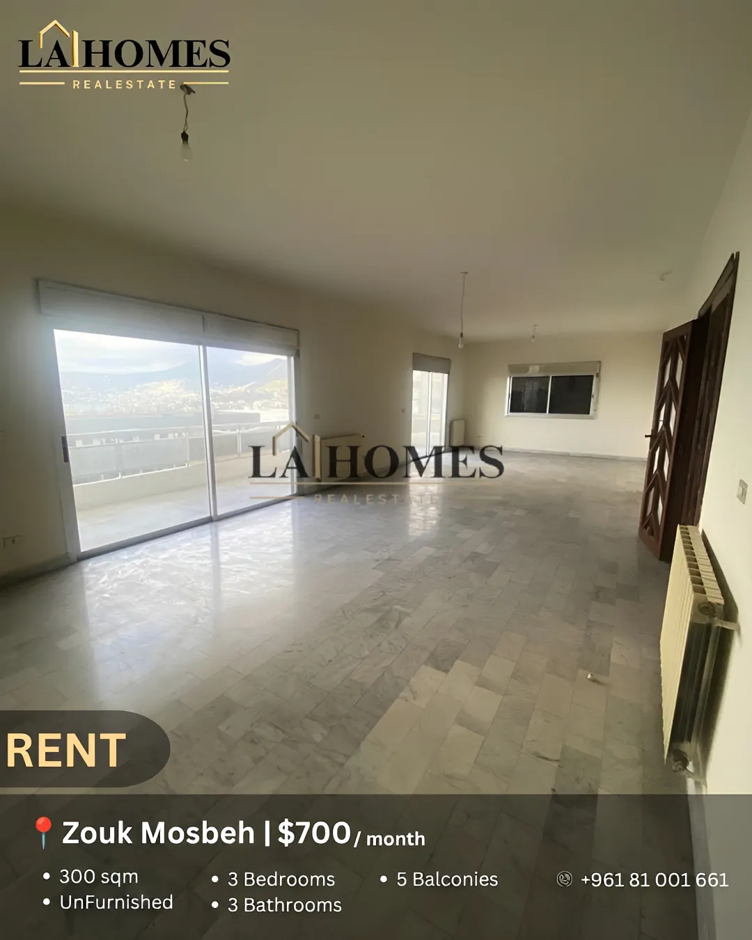 Apartment for rent in Zouk Mosbeh