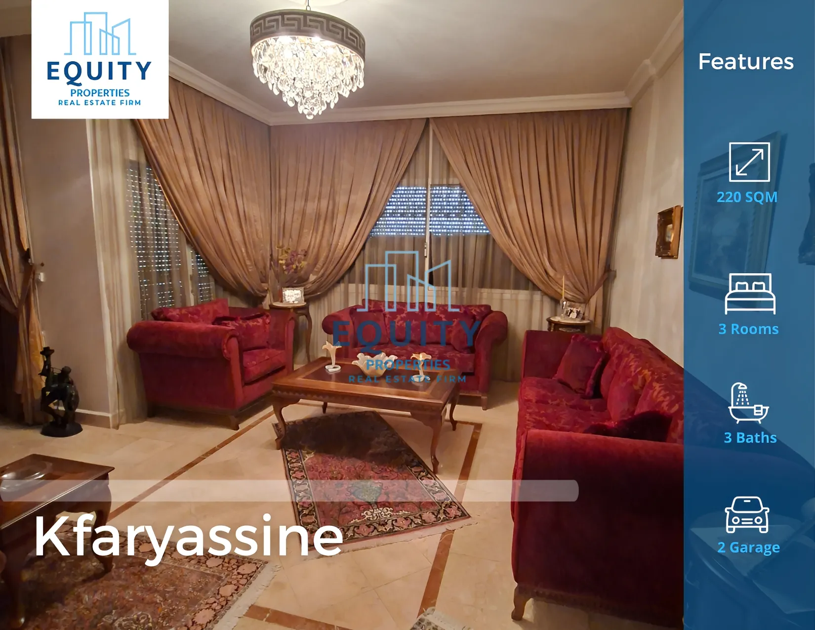 Apartment for Rent in Kfaryassine